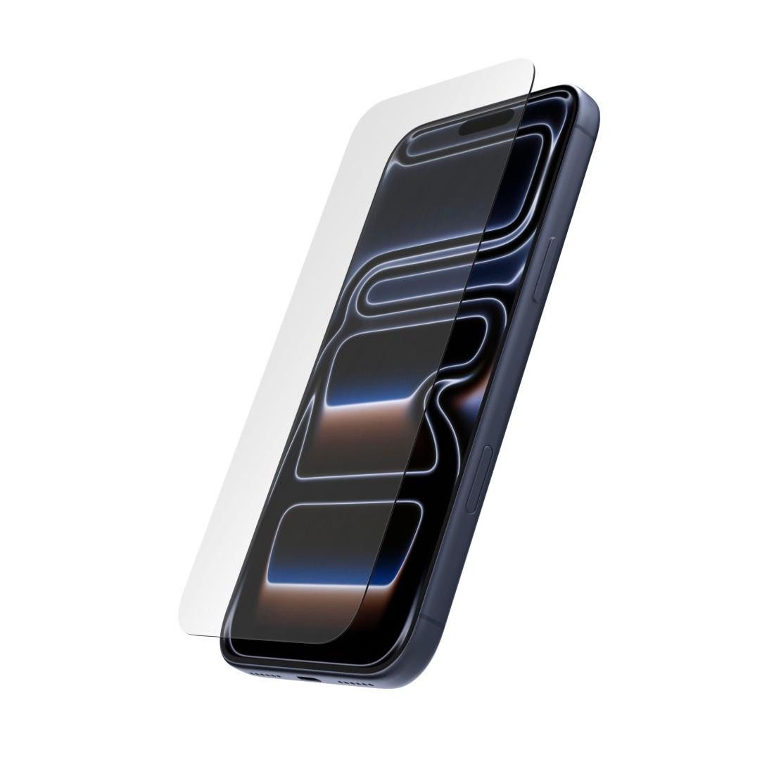 Hama Displayschutzglas Displayschutz für iPhone 17 Pro Max (Panzerglas, ultraklar), mit Montagehilfe