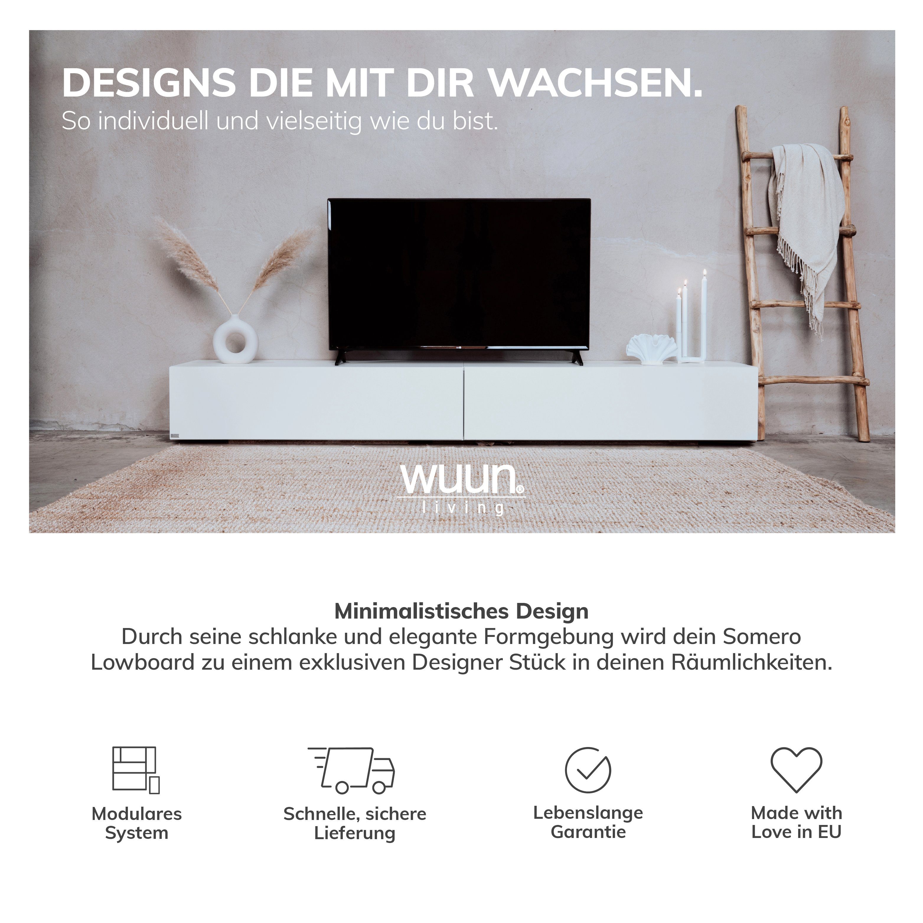Wuun TV-Board Wuun® Somero Lowboard Tv-Board Wohnwand hängend günstig online kaufen