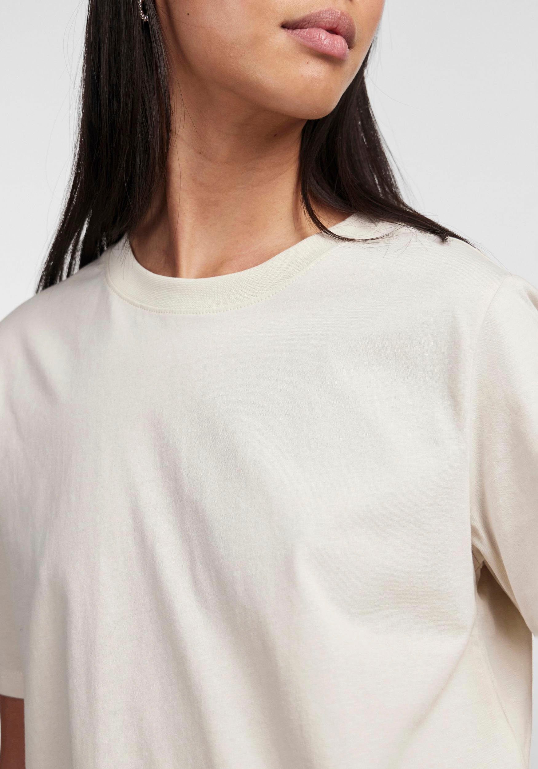 pieces Rundhalsshirt PCRIA SS SOLID TEE günstig online kaufen