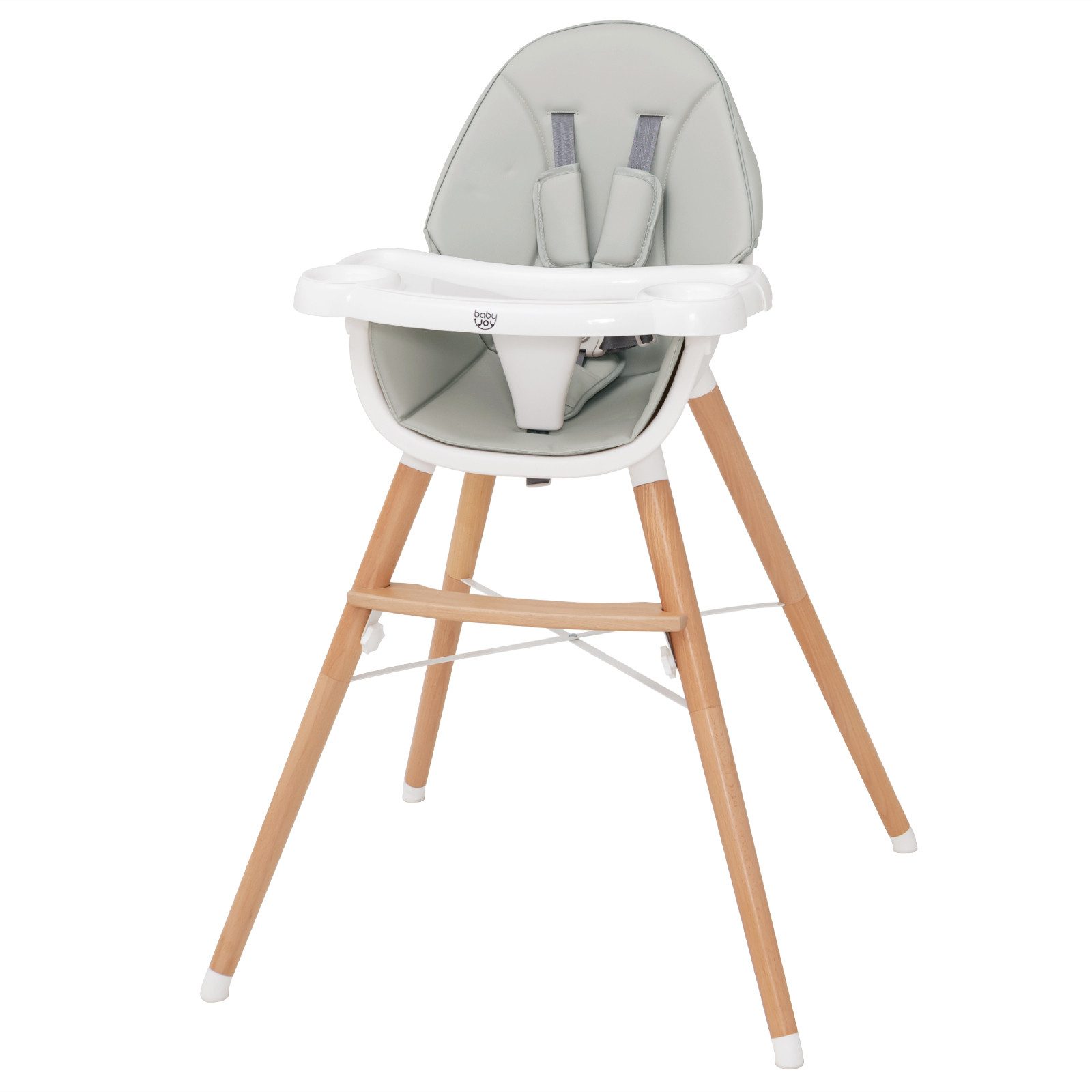 COSTWAY Hochstuhl Babyhochstuhl, 2in1 mit abnehmbarem günstig online kaufen