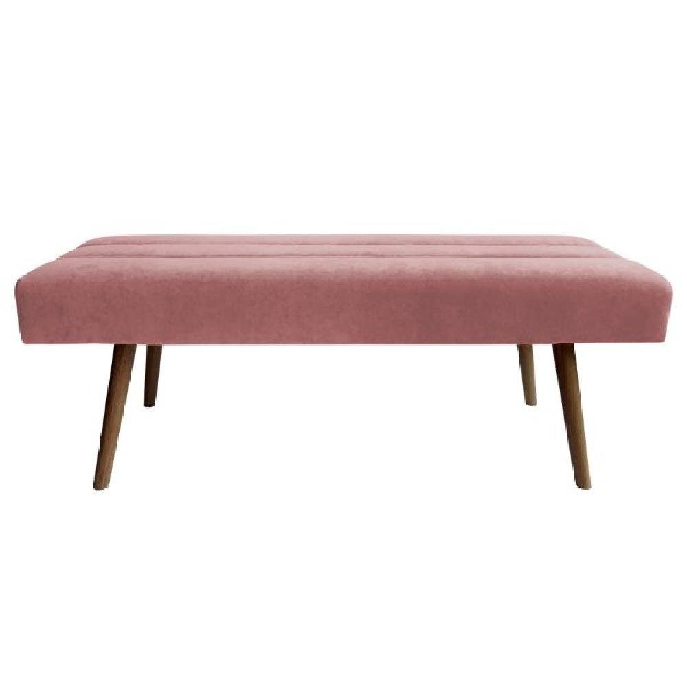 Leitmotiv Sitzbank Bank Explicit Suede Look Faded Pink