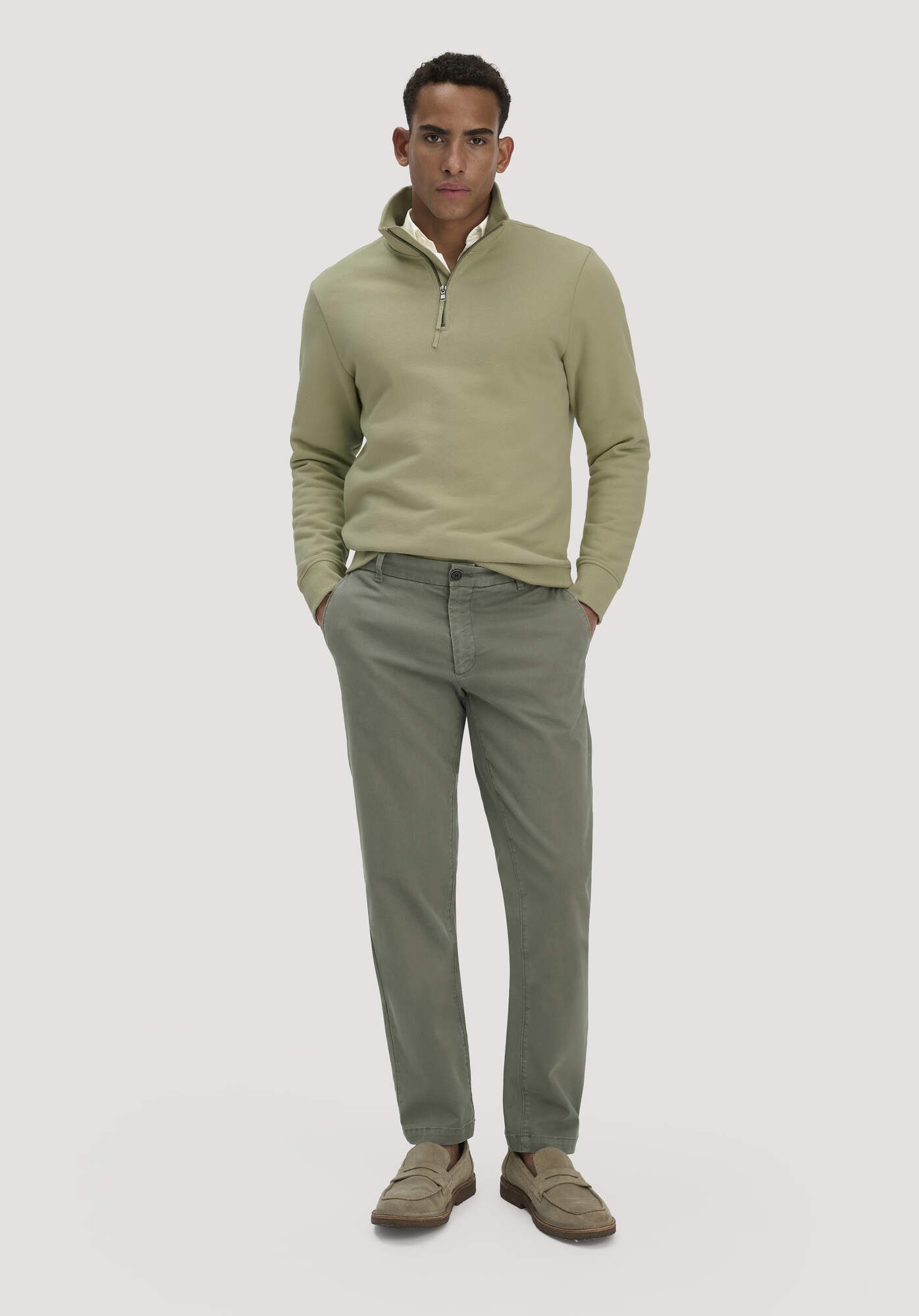 Hessnatur Stoffhose aus Bio-Baumwolle (1-tlg)