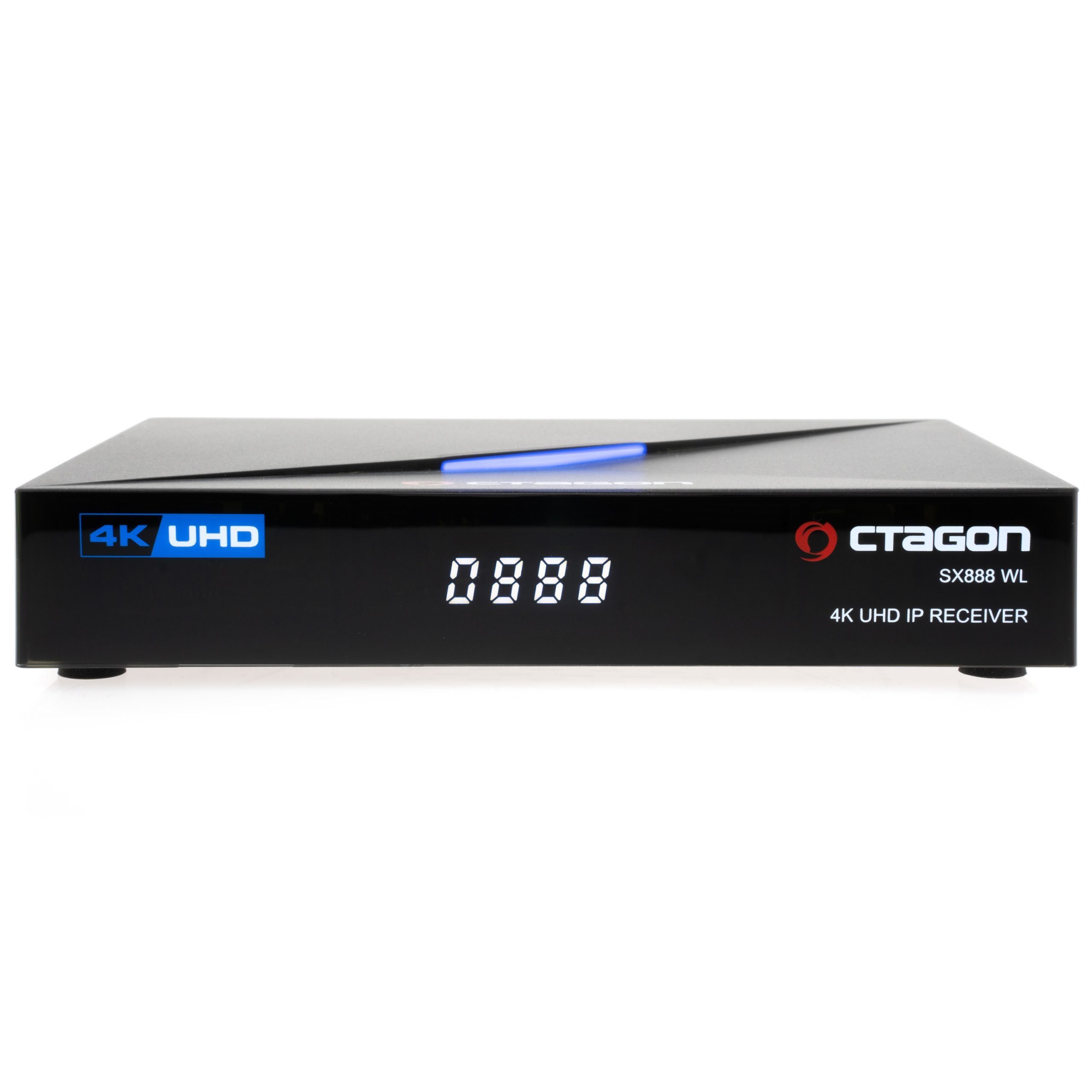 OCTAGON Streaming-Box SX888 WL V2 4K UHD IP 5G Wi-Fi E2 Linux Smart TV Receiver, 2160p, Firmware Aktualisierbar, HDR