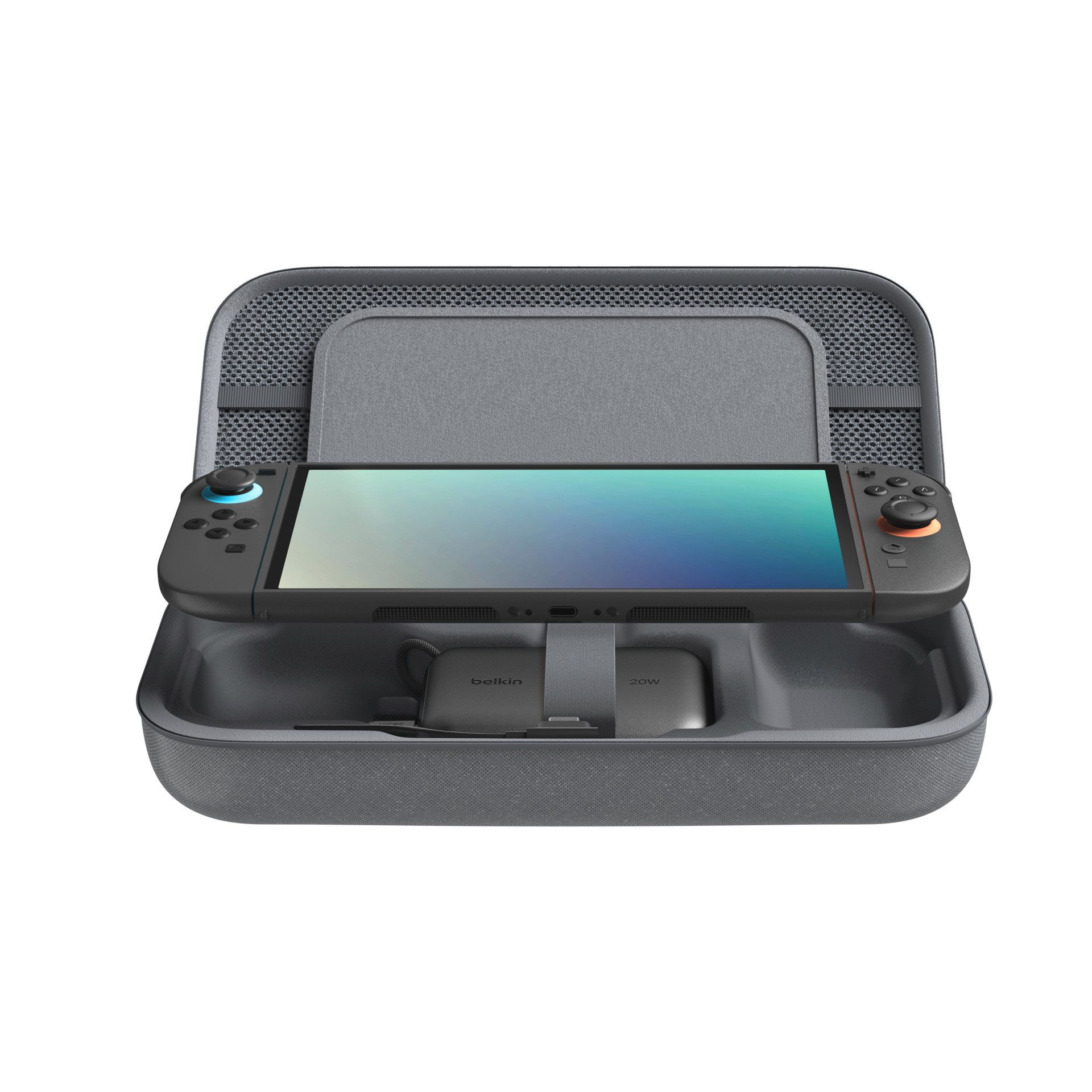 Belkin Gaming Charging Case 10K für Nintendo Switch 2 Powerbank Belkin Charging Case Powerbank für Nintendo Switch 2,charcoal 10000 mAh