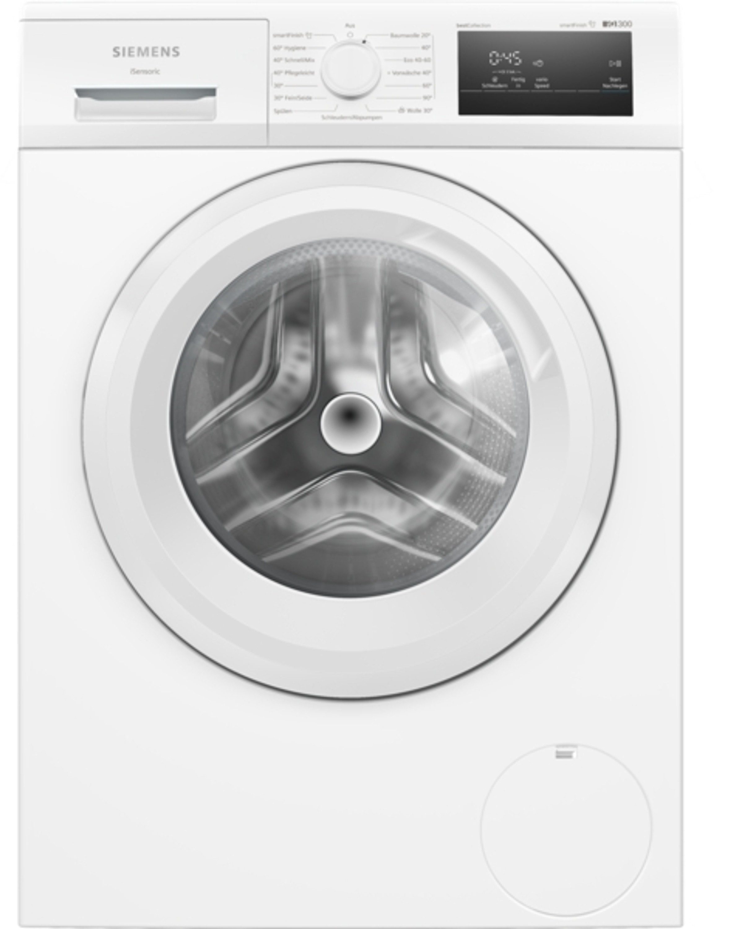 SIEMENS Waschmaschine WM14N0H4, 8 kg, 1400 U/min, iQdrive: effizient, langlebig und leise