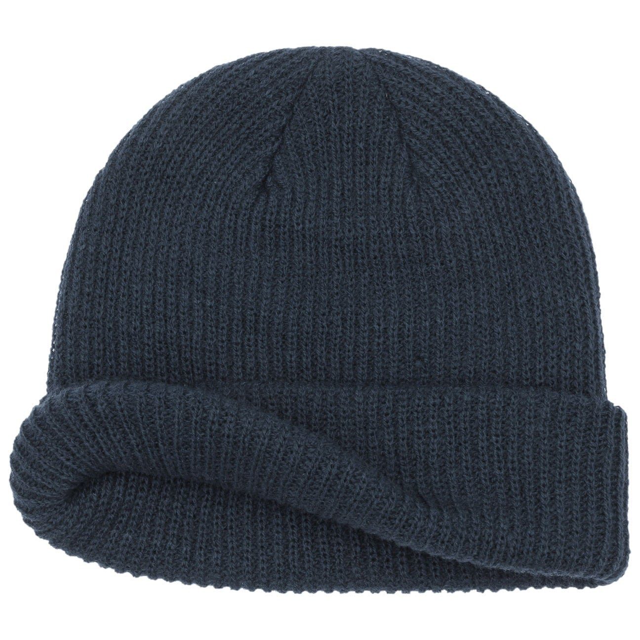 Atlantis Beanie (1-St) Wollmütze mit blau Umschlag