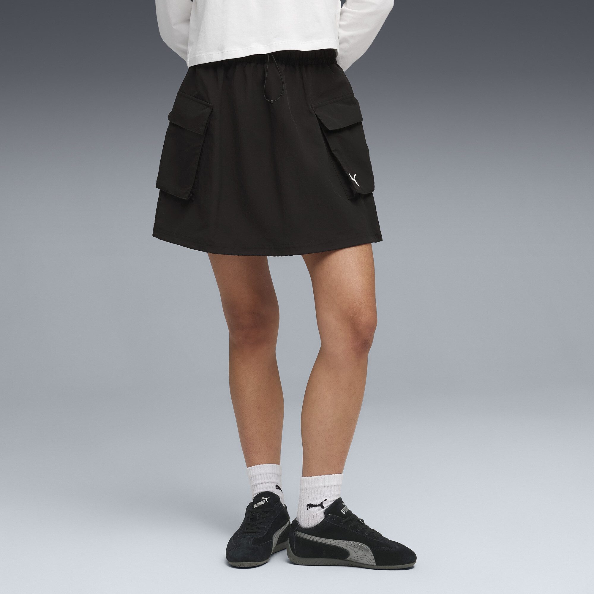 PUMA Jerseyrock Wardrobe Essentials Cargorock Damen günstig online kaufen