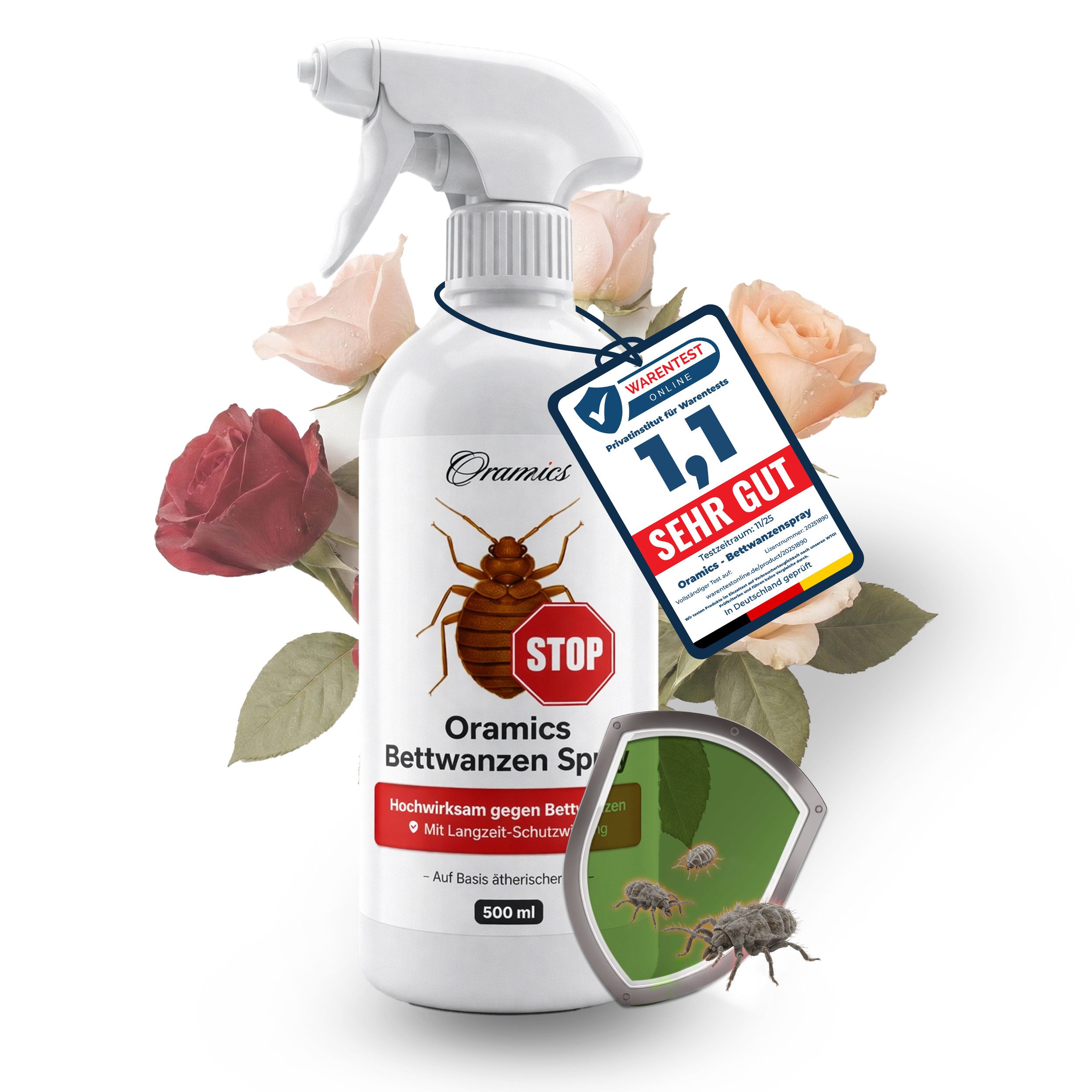 Oramics Insektenspray Oramics Bettwanzen-Spray 500ml