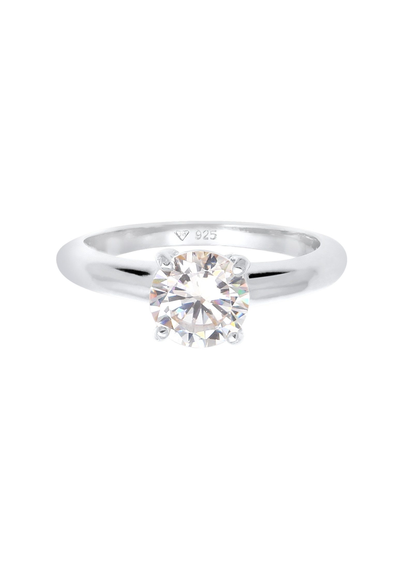 Elli Fingerring Solitär Klassisch Zirkonia Verlobung günstig online kaufen