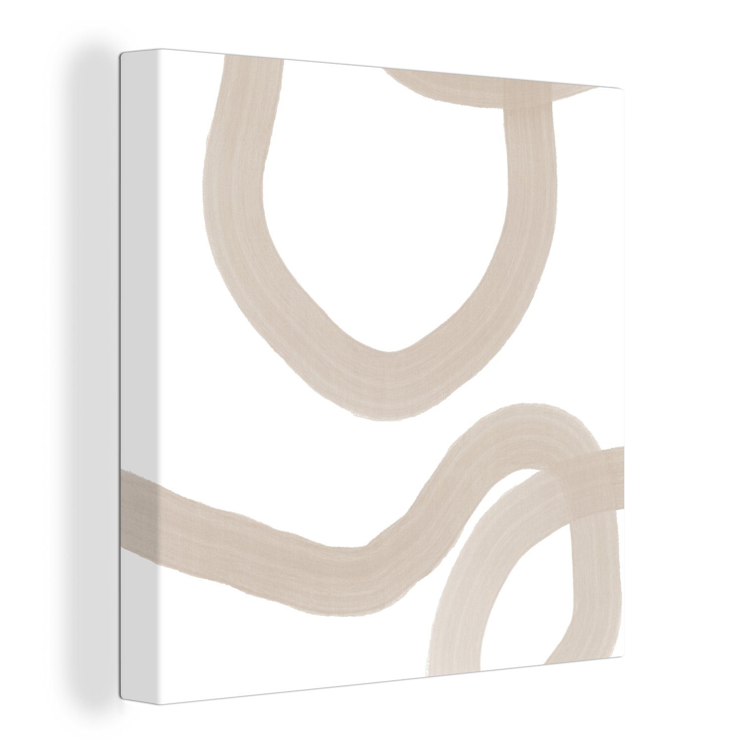 OneMillionCanvasses® Leinwandbild Abstrakt - Design, Wohnzimmer - Schlafzimmer für Bilder (1 Leinwand St), Pastell