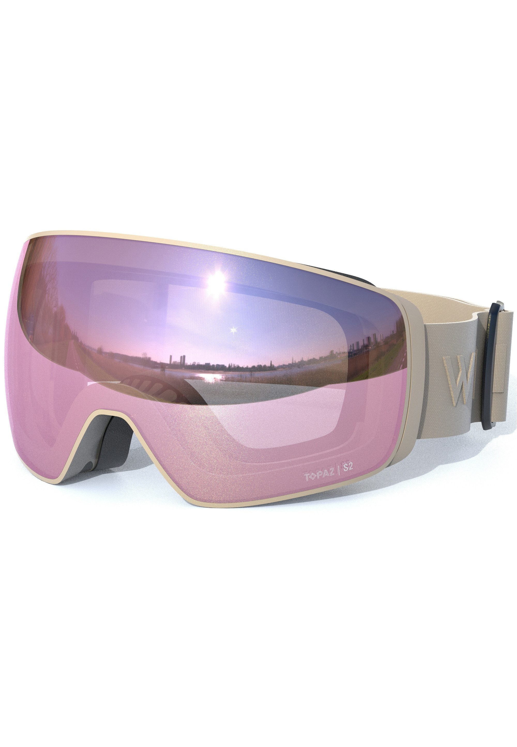 WHISTLER Skibrille Morzine Topaz V, mit Anti-Beschlag-Beschichtung