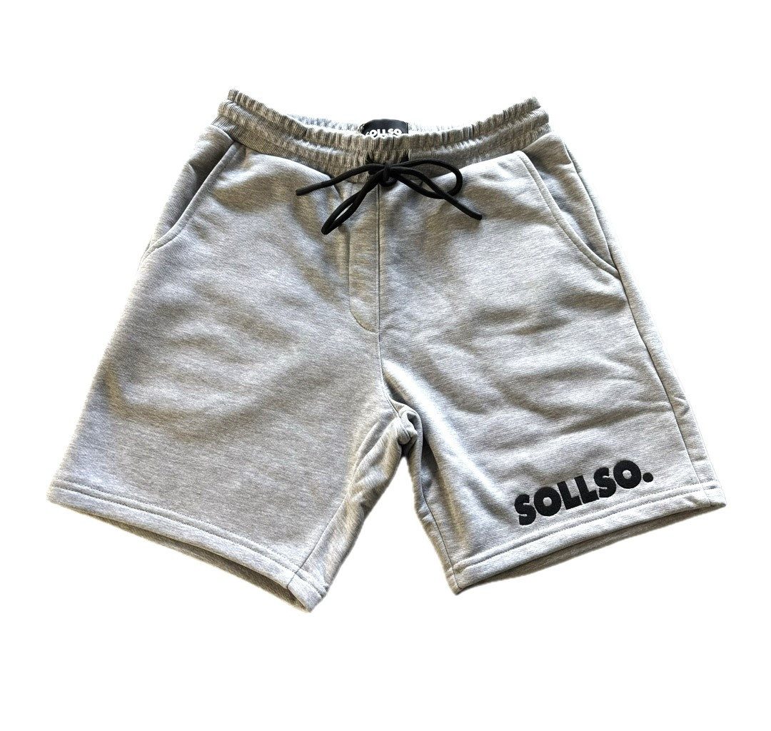 Sollso. Sweatshorts Sweatshorts „SOLLSO.“, Grau Melliert günstig online kaufen