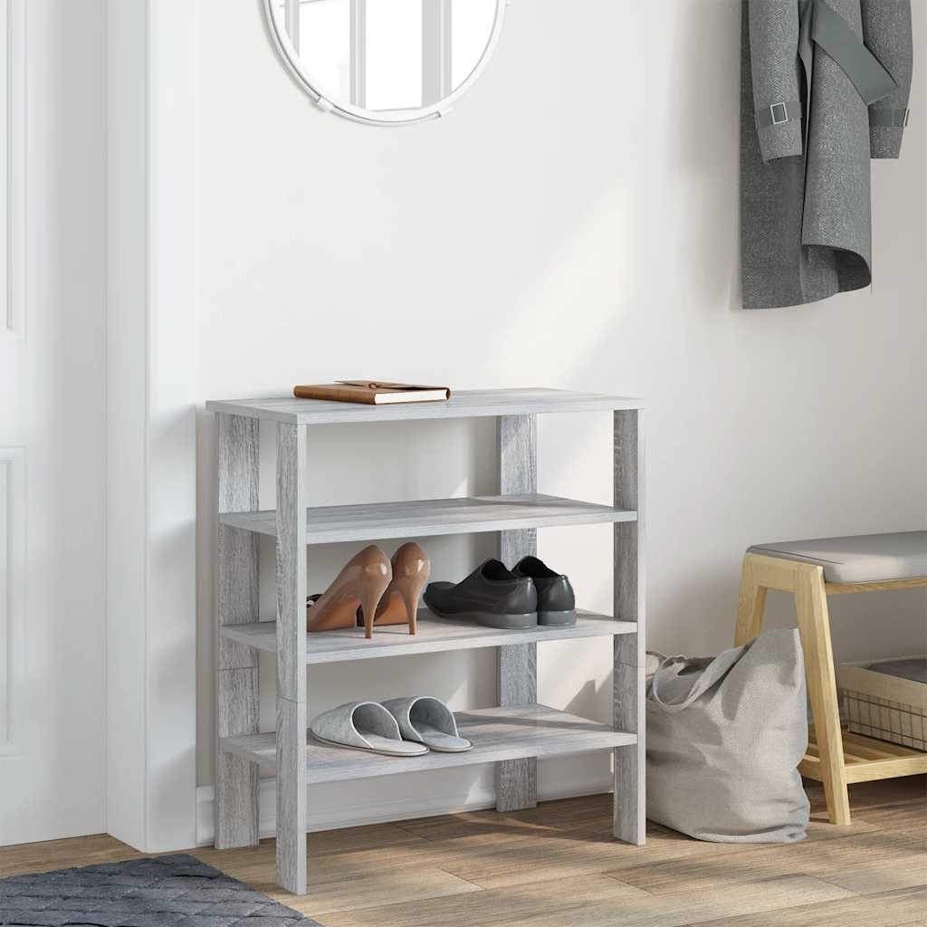 vidaXL Schuhregal Schuhregal Grau Sonoma 61x32x70 günstig online kaufen