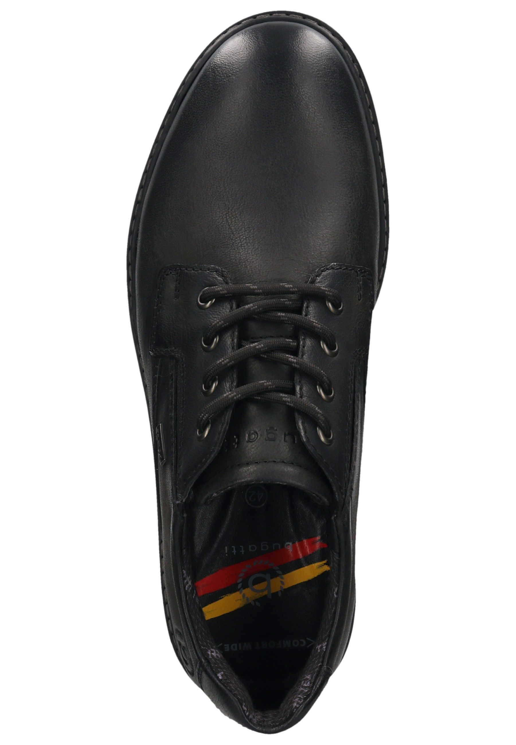 bugatti 331-AON01-3200 1000 Black Schnürschuh