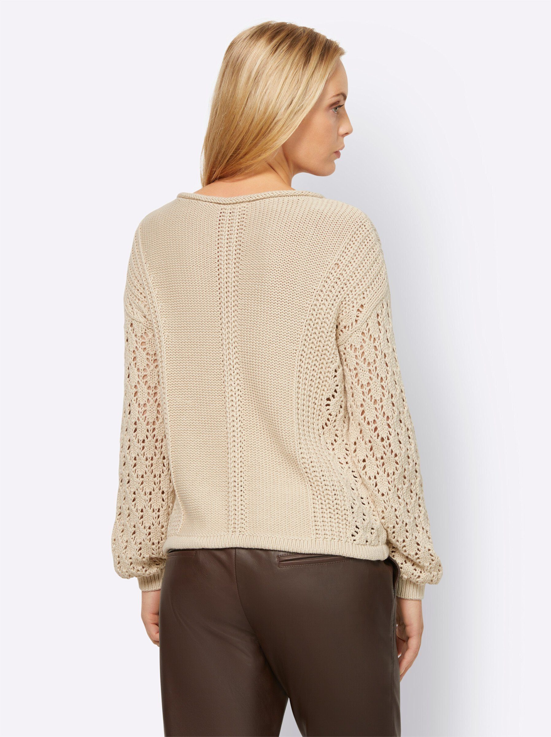 heine Strickpullover sand