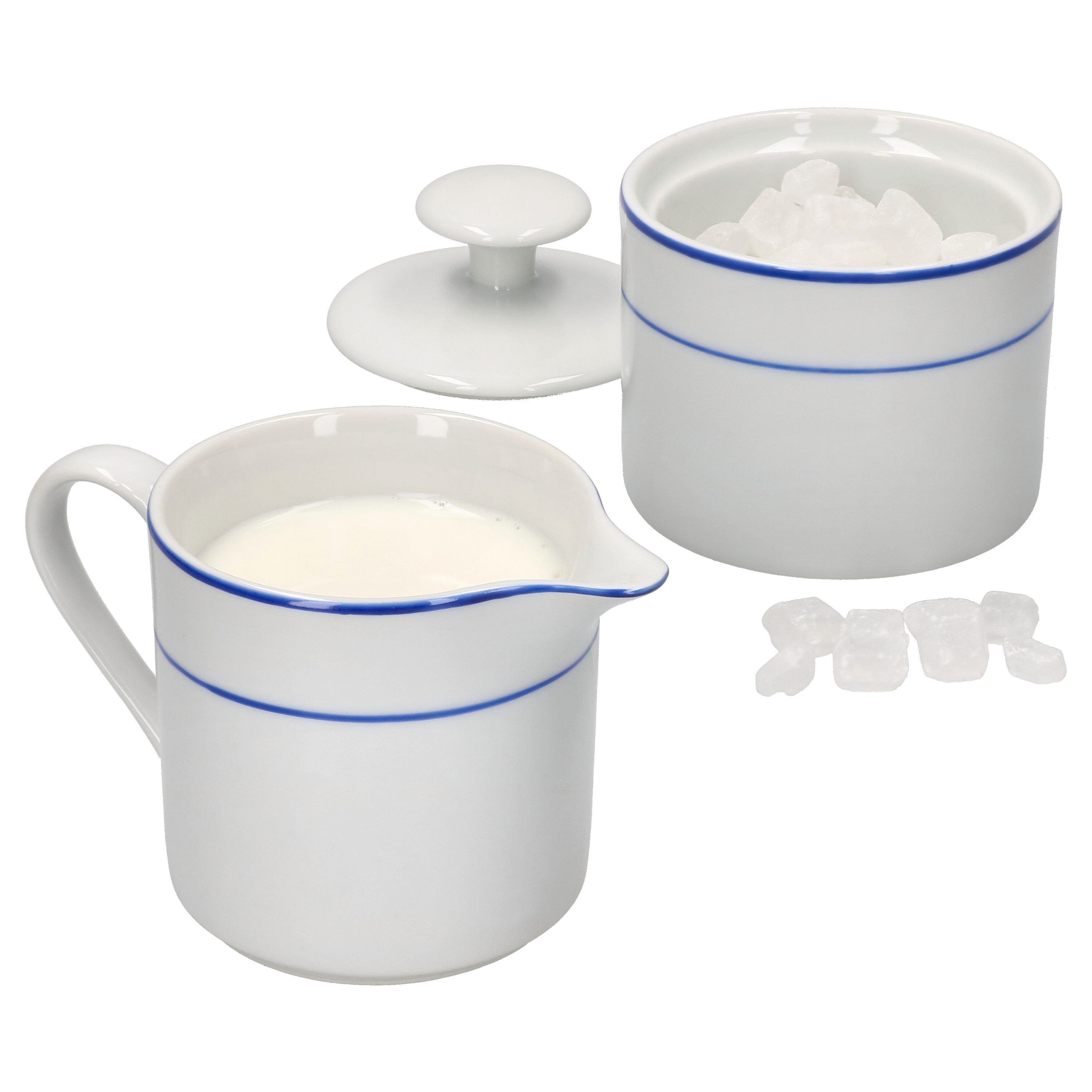 MamboCat Milch- und Zuckerset 2tlg Set Basic Blue Snap Кувшин для молока & Zuckerdose - 090475 090468