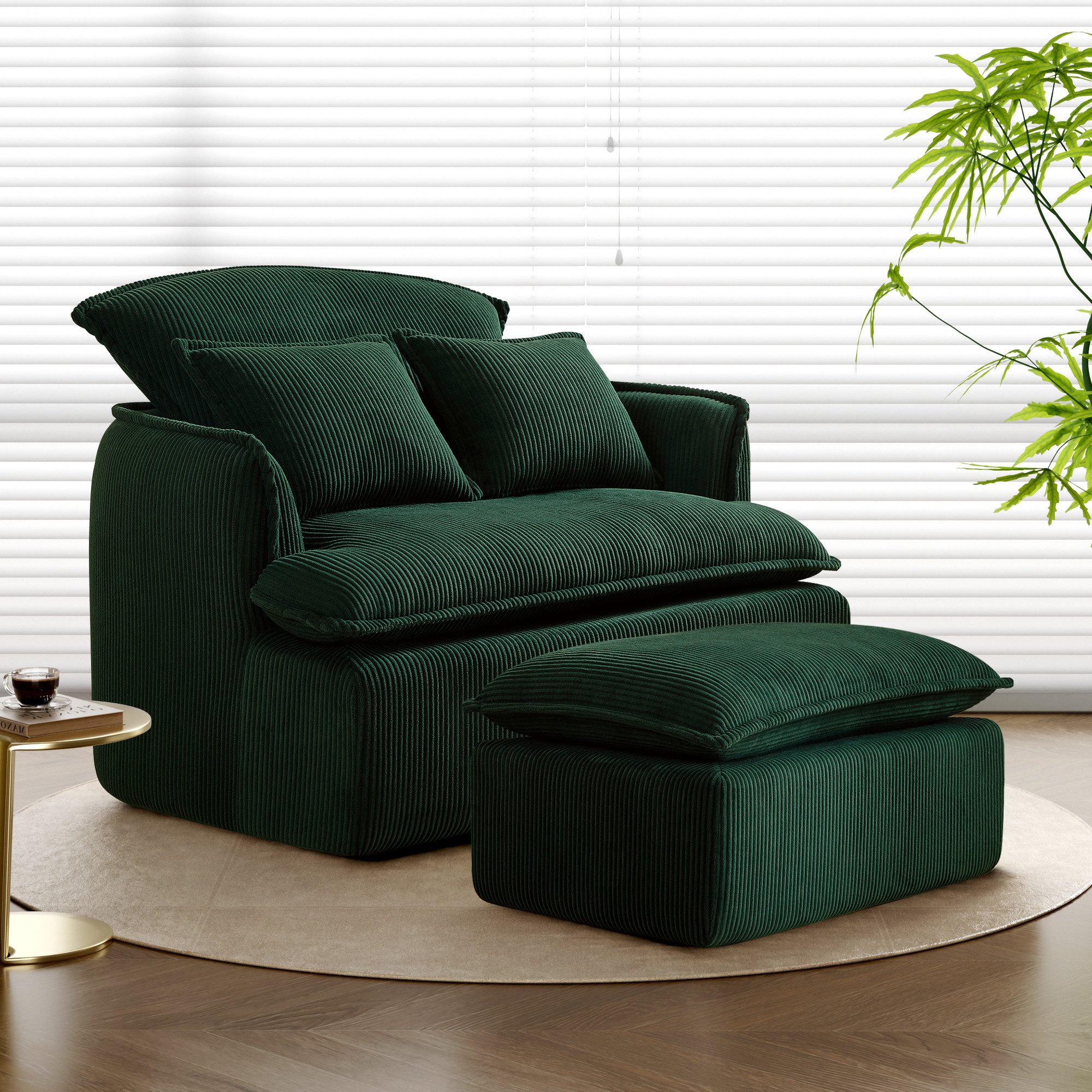 HAUSS SPOLE Sitzsack Relaxsessel mit Hocker, günstig online kaufen