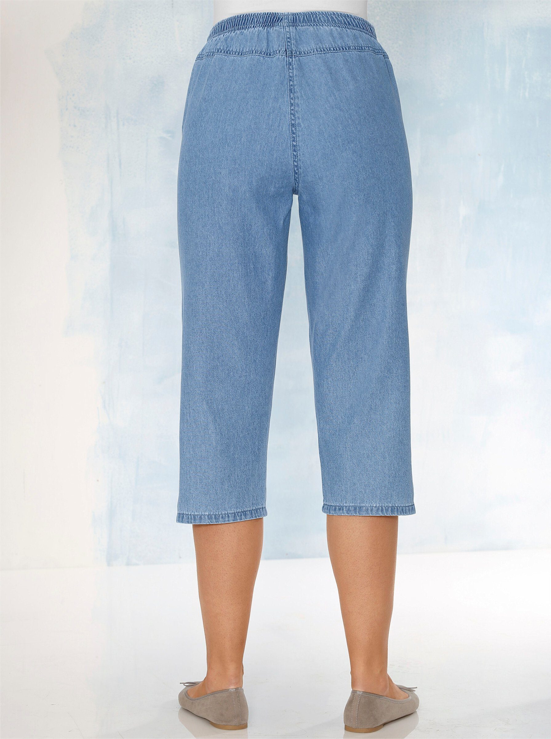 Jeansshorts blue-bleached Sieh an!