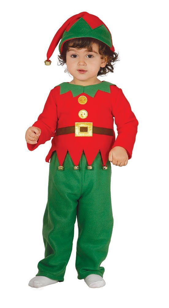 Karneval-Klamotten Kostüm Weihnachtselfen Baby Kleinkinder Weihnachten, Weihnachtskostüm Kinder Elf Weihnachtshelfer Weihnachtselfen