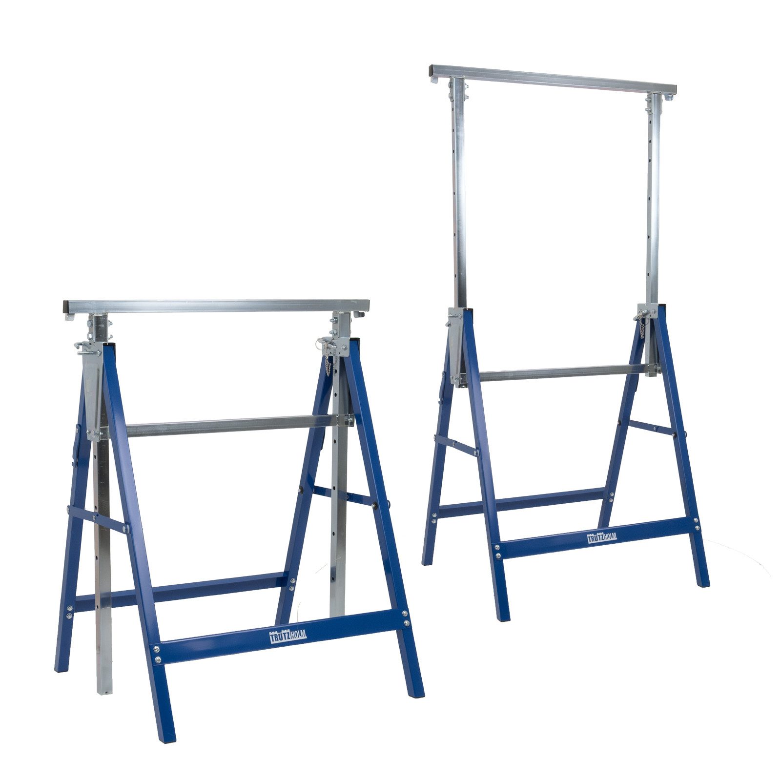 Unterstellbock 2x Arbeitsbock 7-fach höhenverstellbar bis 400 kg Stahl verzinkt
