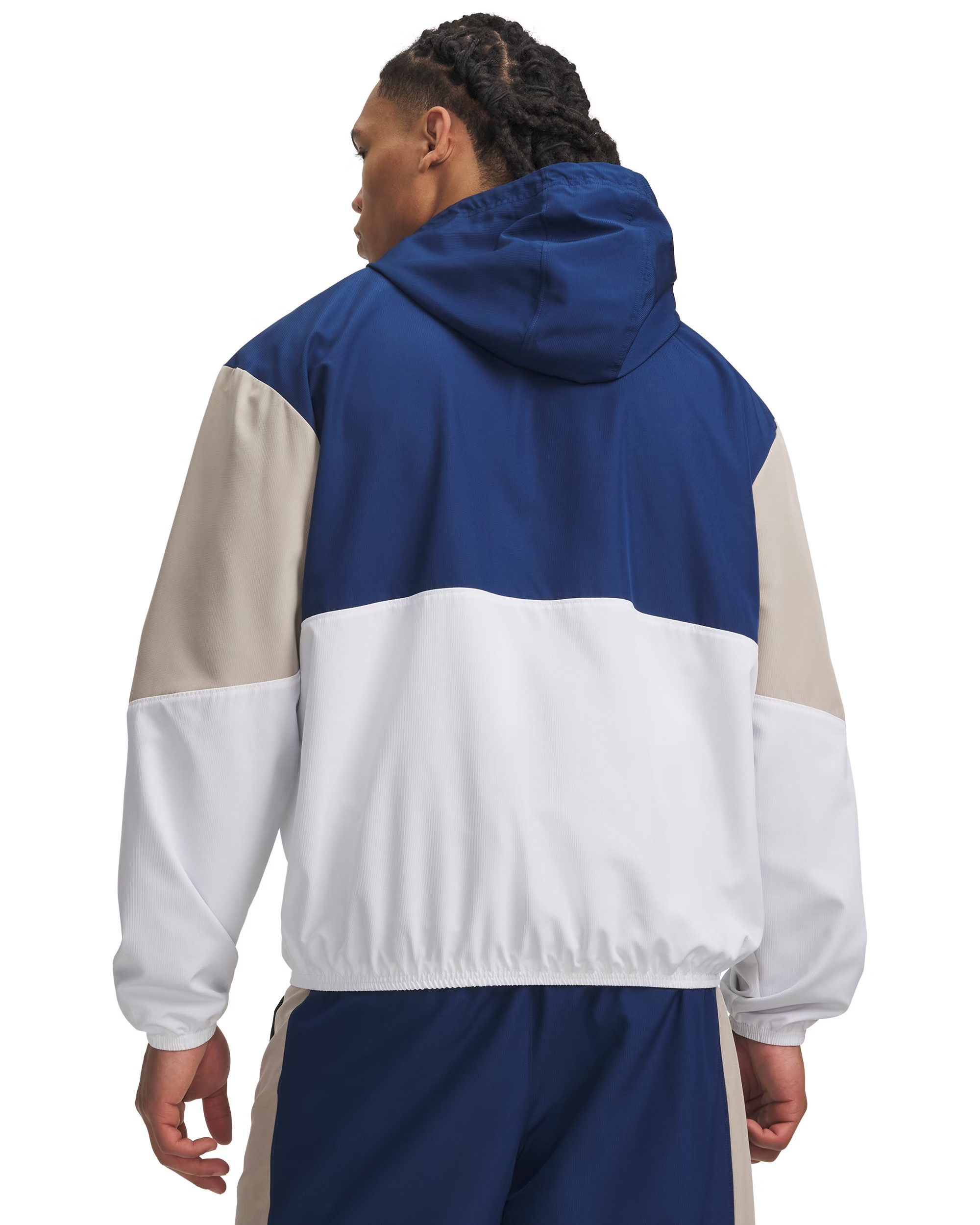 Under Armour® Kapuzenpullover UA RIVAL WOVEN CB JACKET BLACKOUT NAVY
