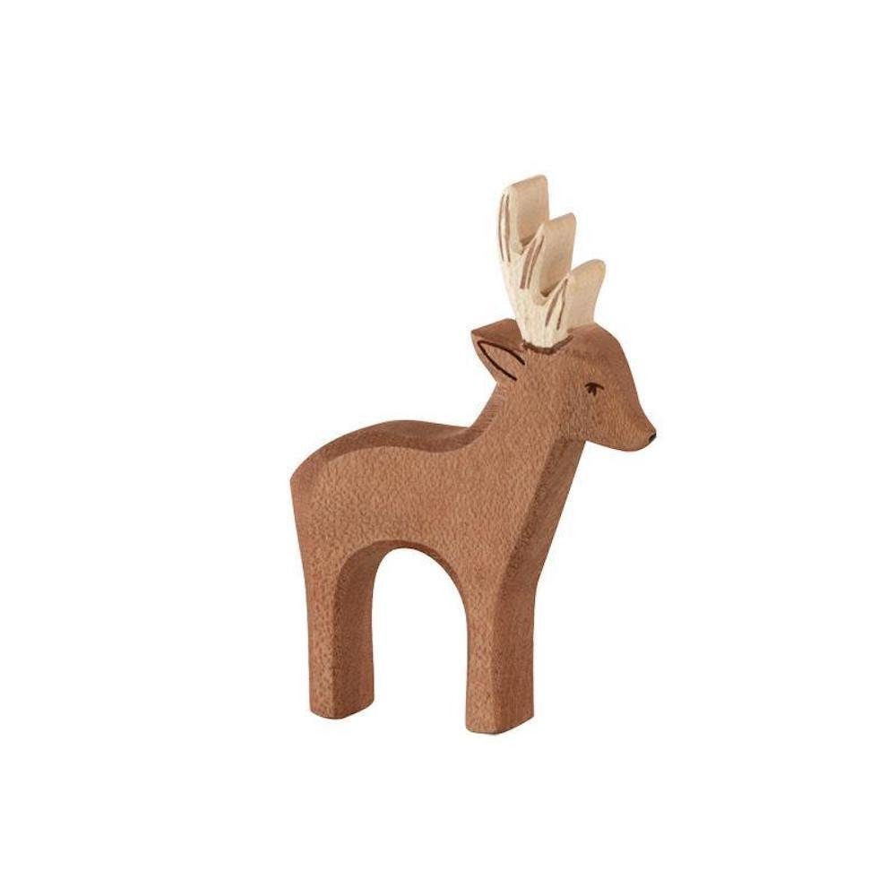 Ostheimer Spielfigur Rehbock Holzfigur Spielfigur Made in Germany, (1-tlg)