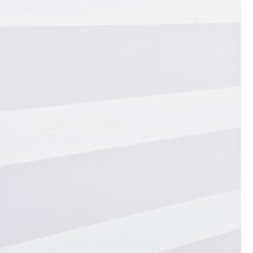 Doppelrollo, neu.holz, halbtransparent, ohne Bohren, freihängend, Klemmfix, »Aubel« Zebra Rollo 50 x 150 cm Weiß