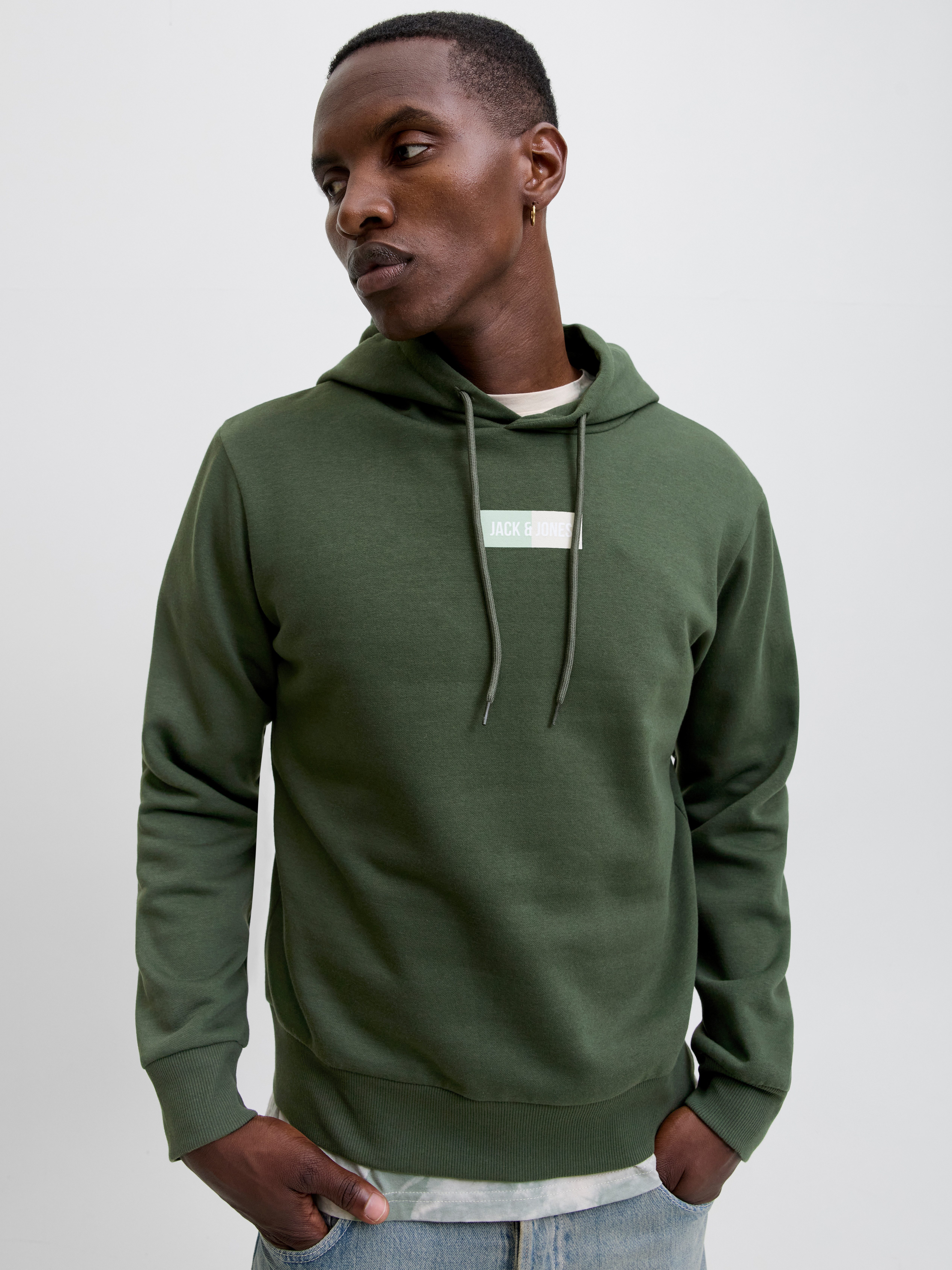 Jack & Jones Kapuzensweatshirt JJPAN SWEAT HOOD günstig online kaufen