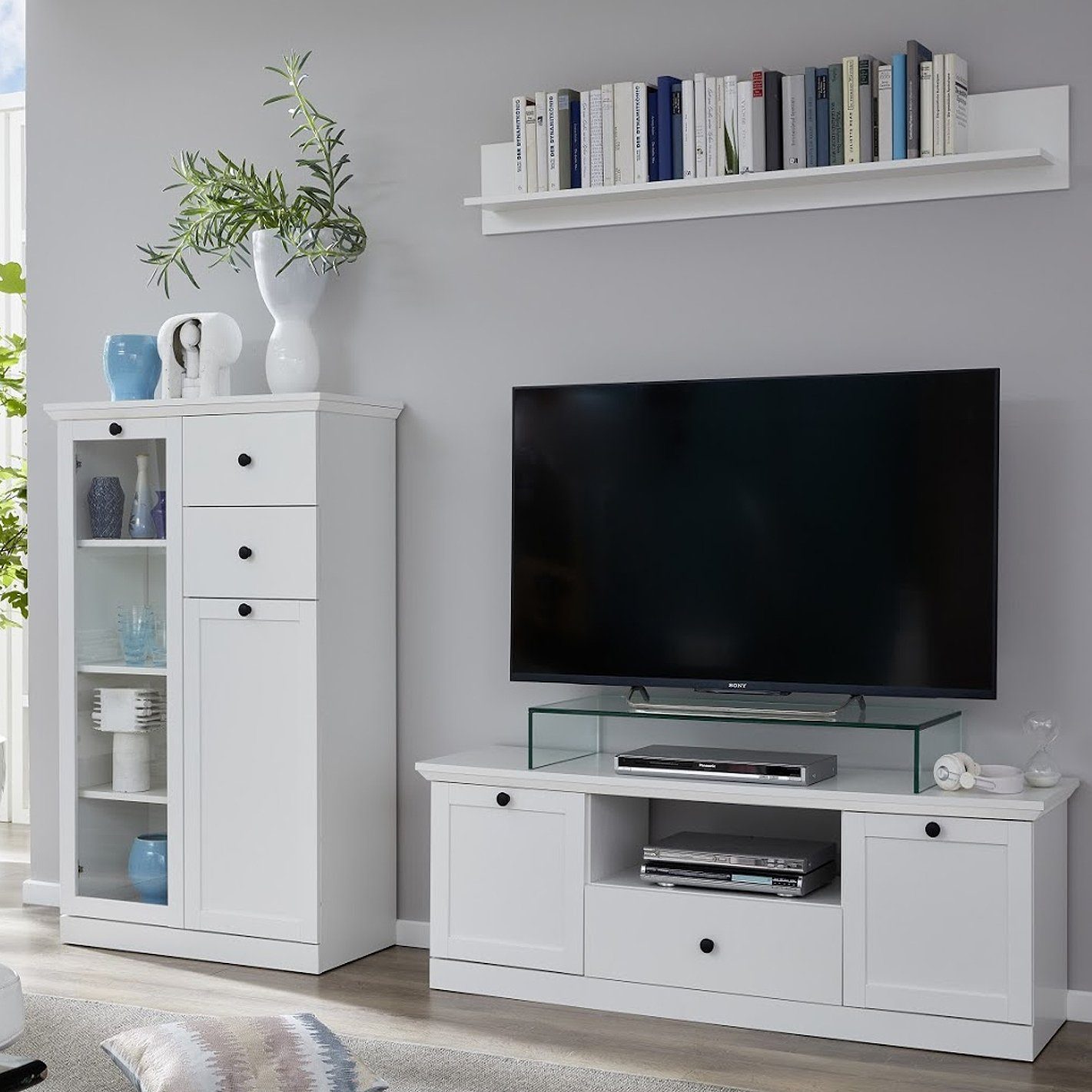 trendteam Wohnzimmer-Set Brandson Baxter, Fernsehschrank Schrankwand günstig online kaufen