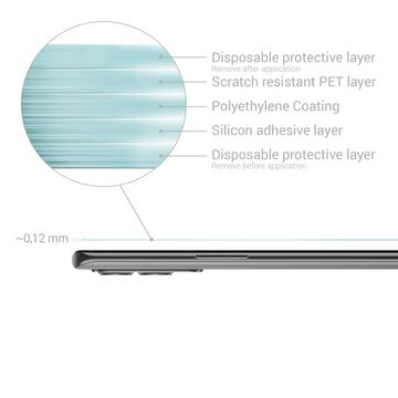 kwmobile Schutzfolie 3x Folie matt für OnePlus Nord 2 5G, (1-St), Schutzfolie Anti-Fingerabdruck Displayschutz Displayfolie entspiegelt