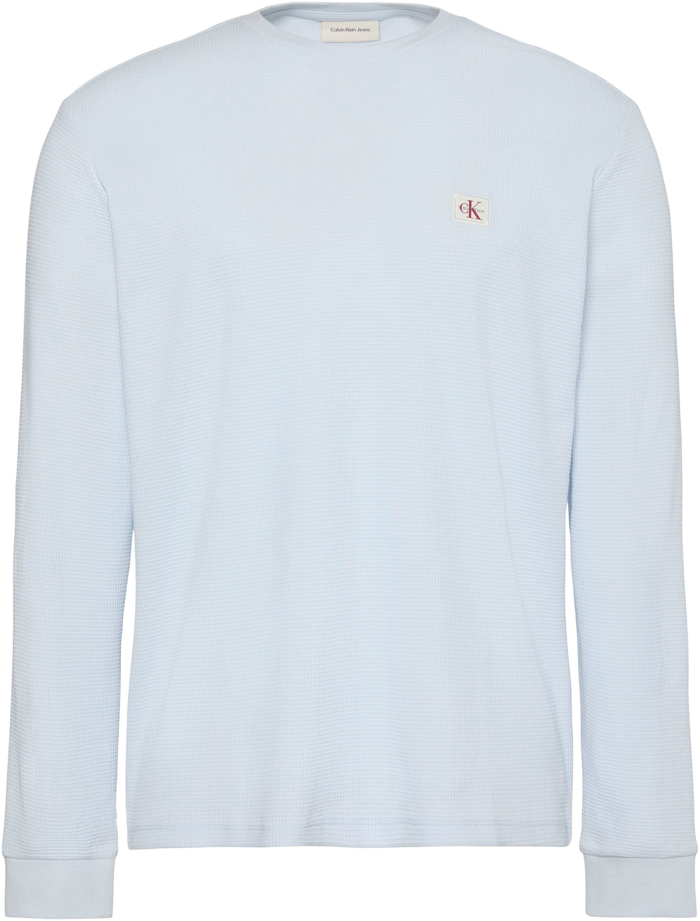 Calvin Klein Jeans Langarmshirt Mit Rundhalsausschnitt günstig online kaufen