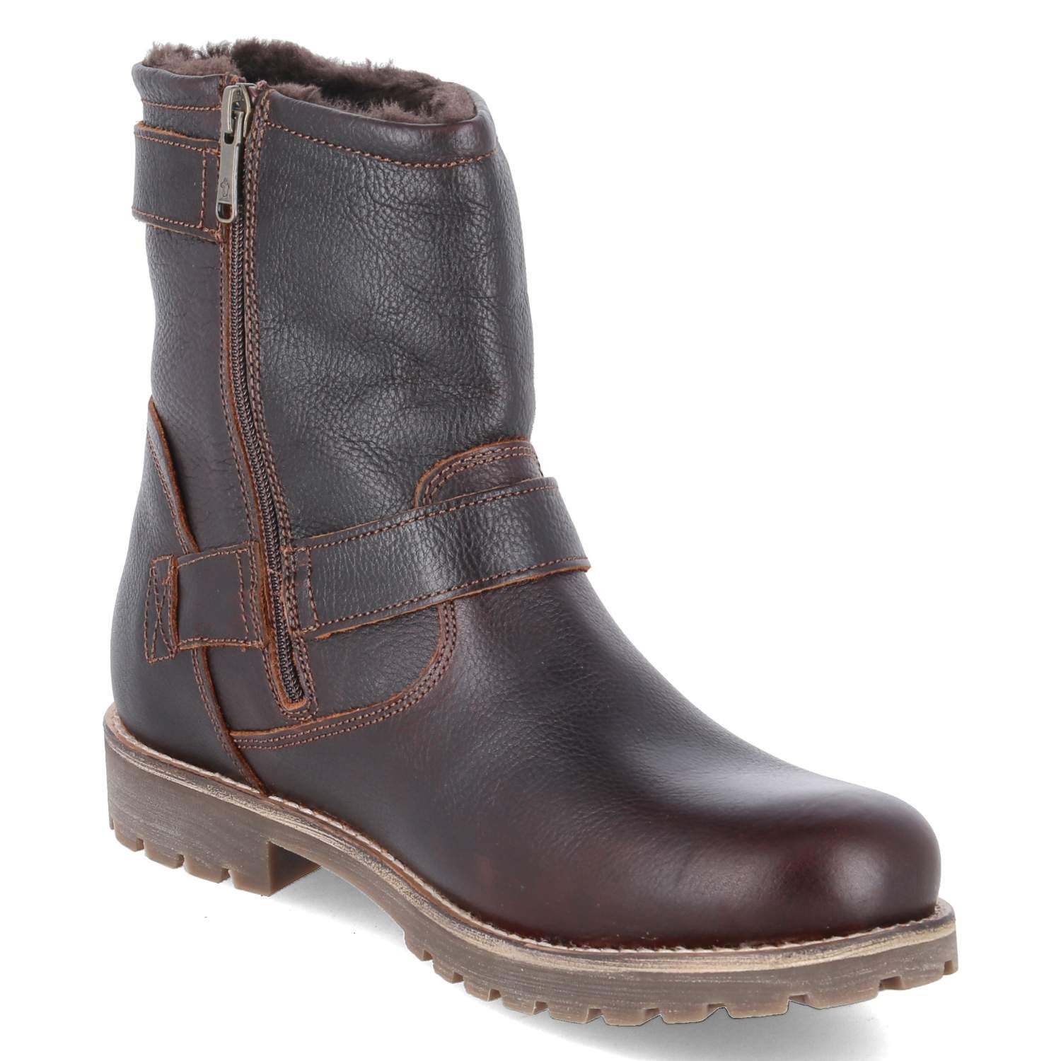 Panama Jack Panama Jack Winterstiefel Faust C29 Herren Glattleder brown Schlupfstiefel – Bild 5 von 5
