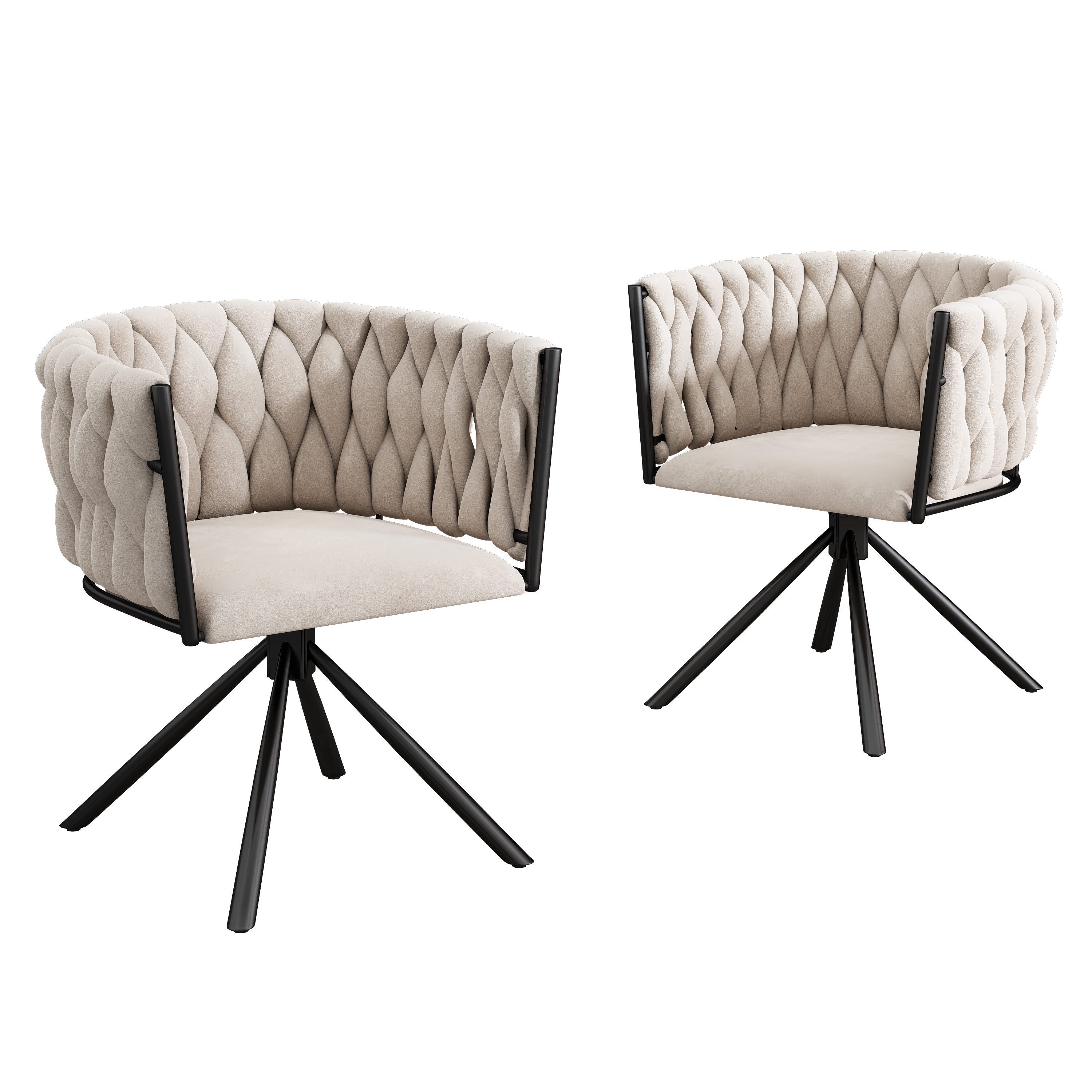 HAUSS SPOLE Esszimmerstuhl 2er set, Freizeit-Drehstuhl günstig online kaufen