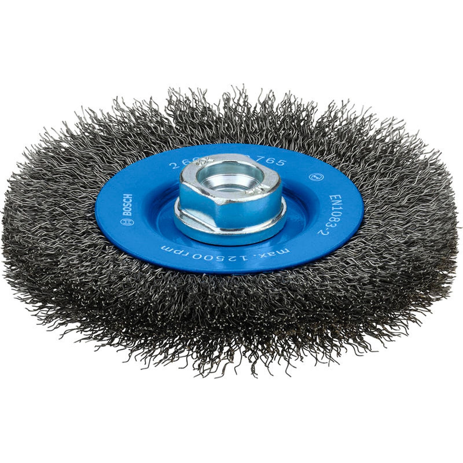 BOSCH Scheibenbürste Bosch Metal clean Scheibenbürste 115 x 0,3 mm M14 gewellt - 2608620765