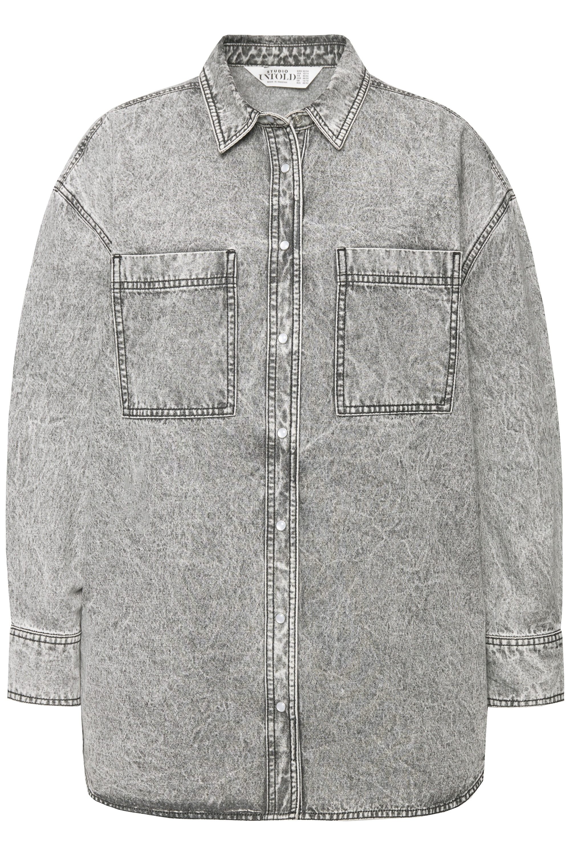 Studio Untold Hemdbluse Jeanshemd oversized Vintage günstig online kaufen