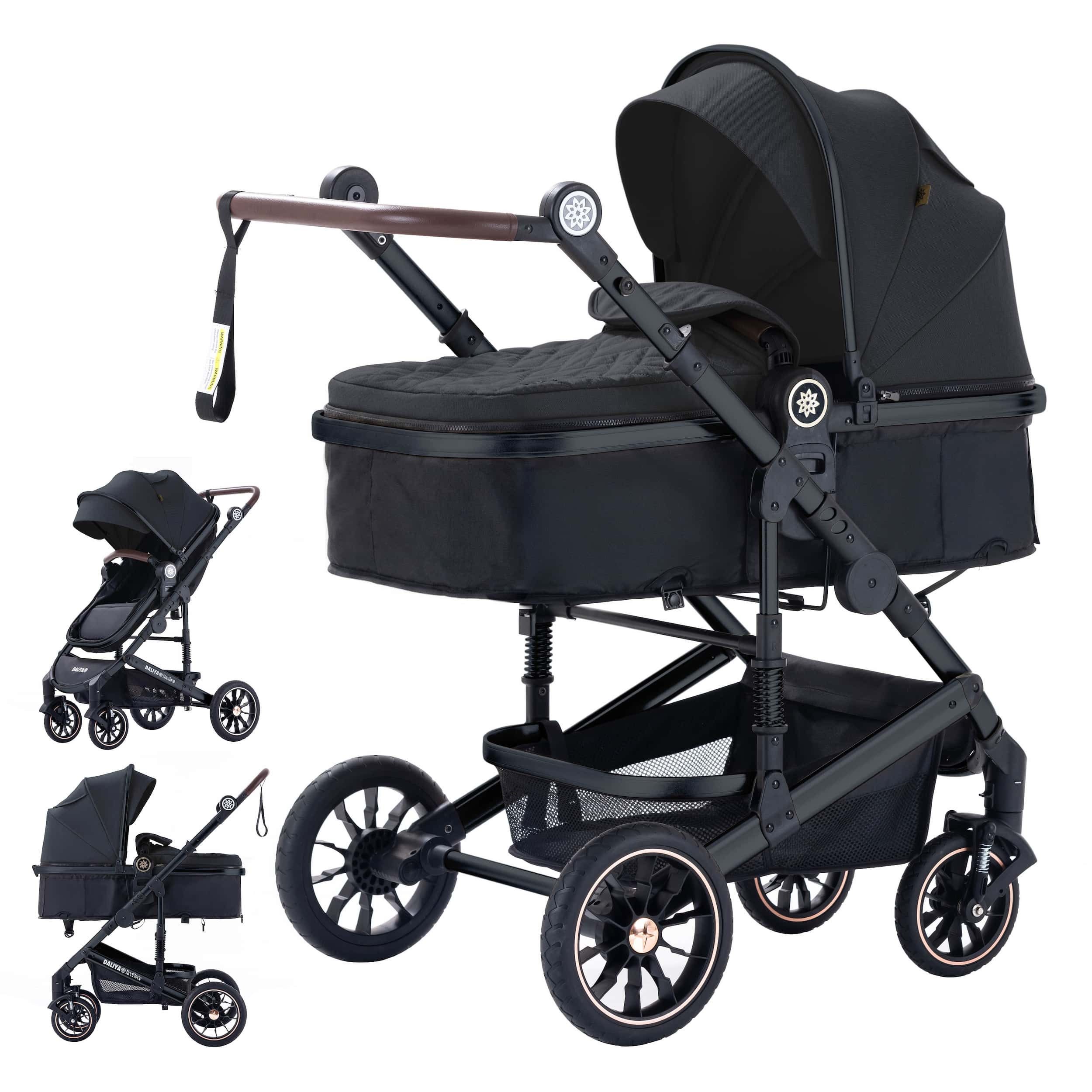 Daliya® Kombi-Kinderwagen NEOMOVE 2in1 Kinderwagen, Buggy und Babywanne in einem, Babywanne und Sportsitz, Alu-Rahmen, Großer Einkaufskorb