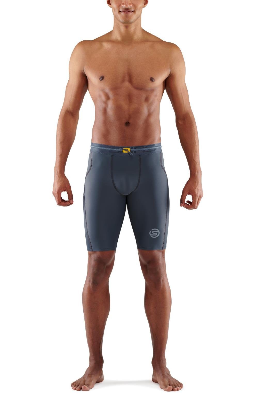 Skins Funktionshose 3-Series Half Tight Short (enganliegend) charcoalgrau Herren