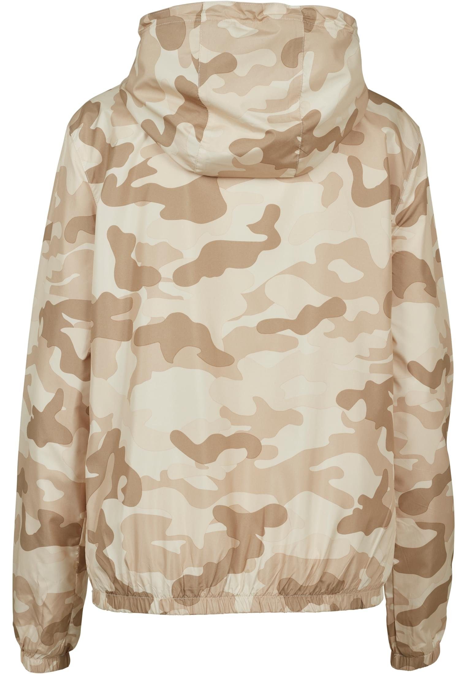 URBAN CLASSICS Outdoorjacke Damen Camo camouflage Pull Jacket Ladies (1-St) Over sand
