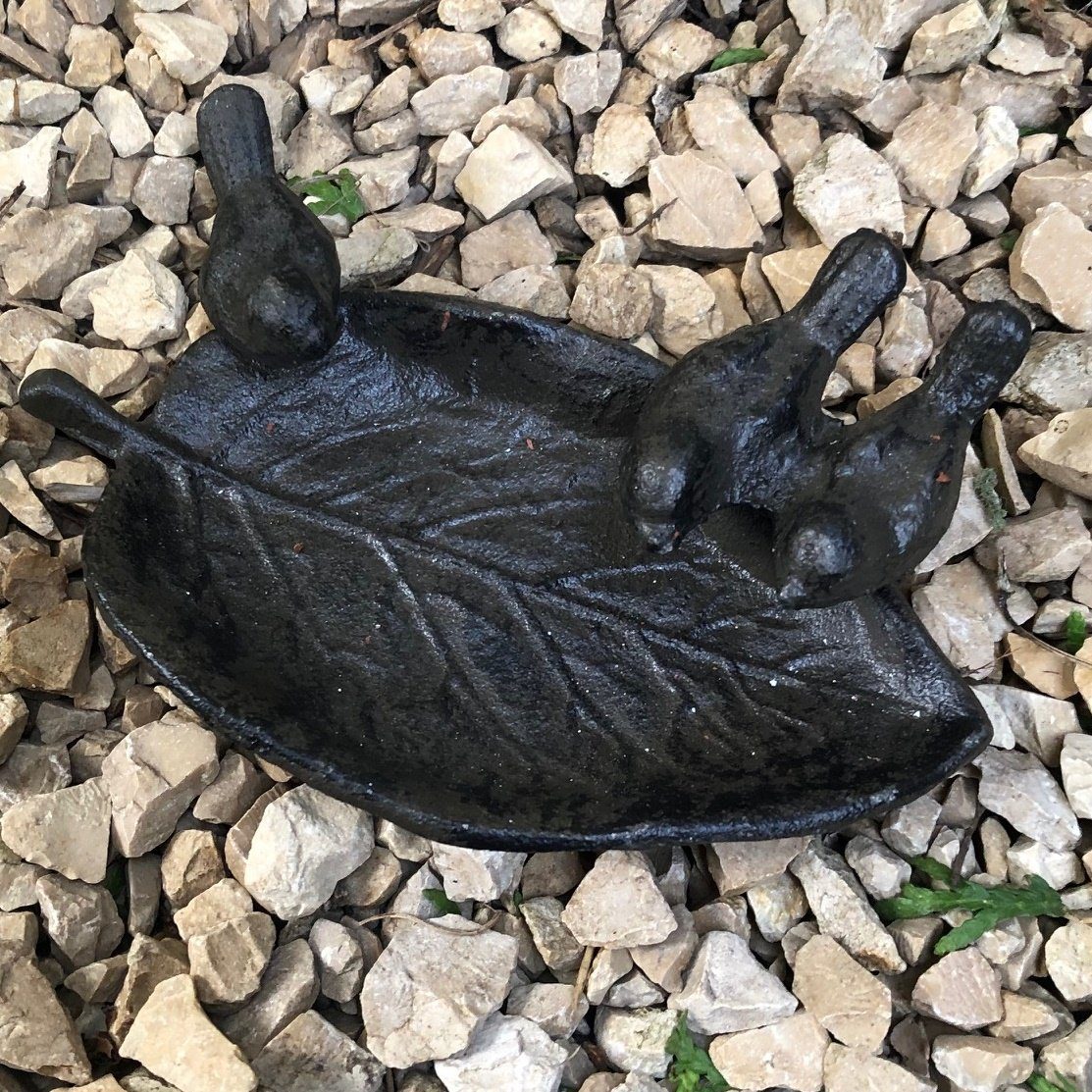 Radami Vogeltränke Vogeltränke Blatt Vogelbad Wasserstelle Vogelbecken Vogelfutterstelle