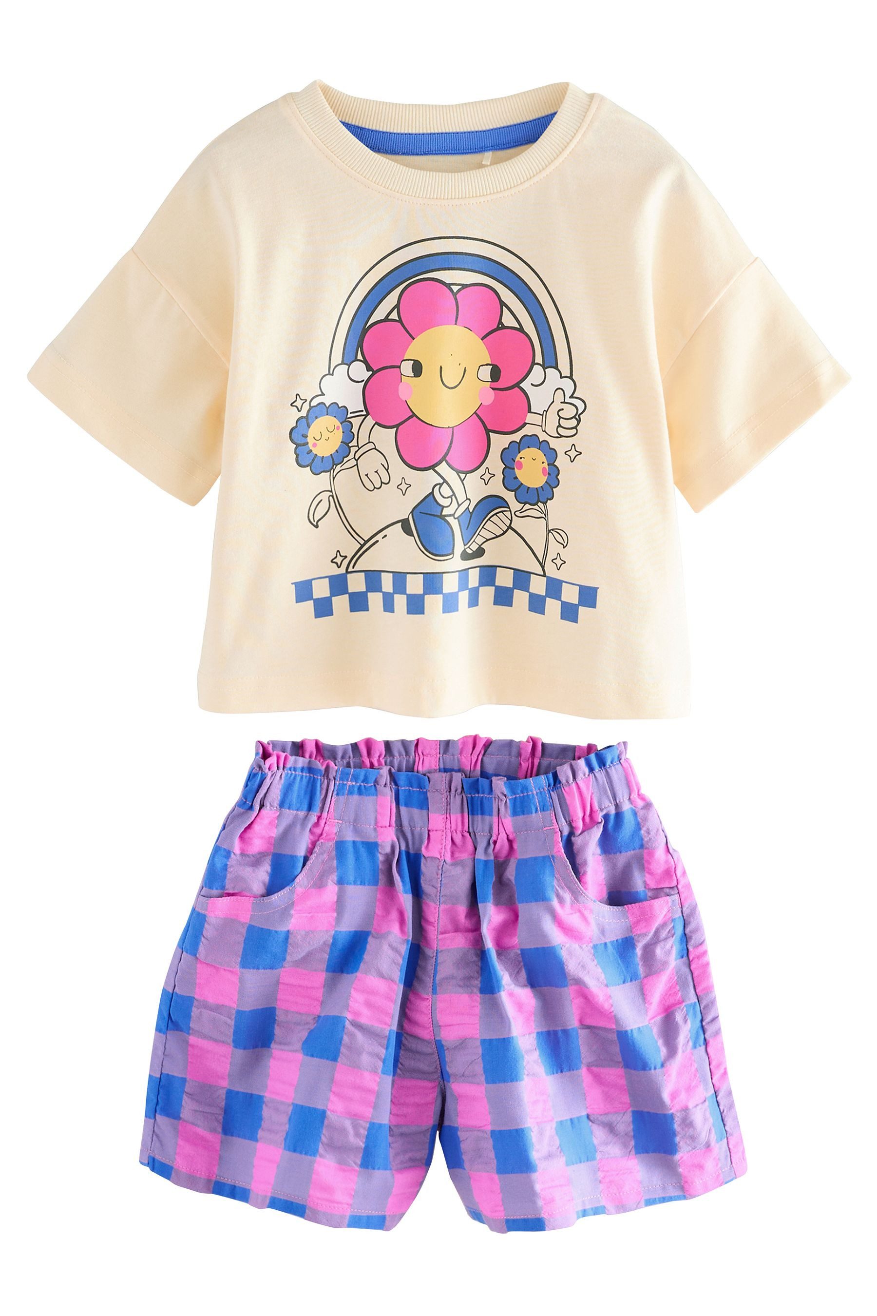 Shirt & Shorts Set aus T-Shirt und Shorts