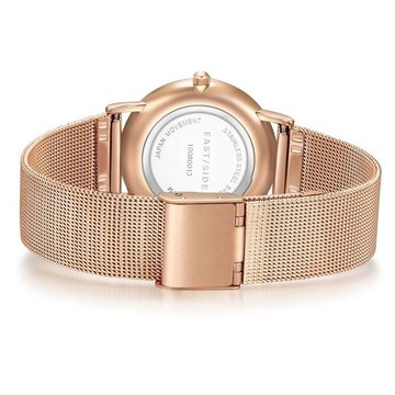 Eastside Quarzuhr Cassina roségold, mit Edelstahl-Armband