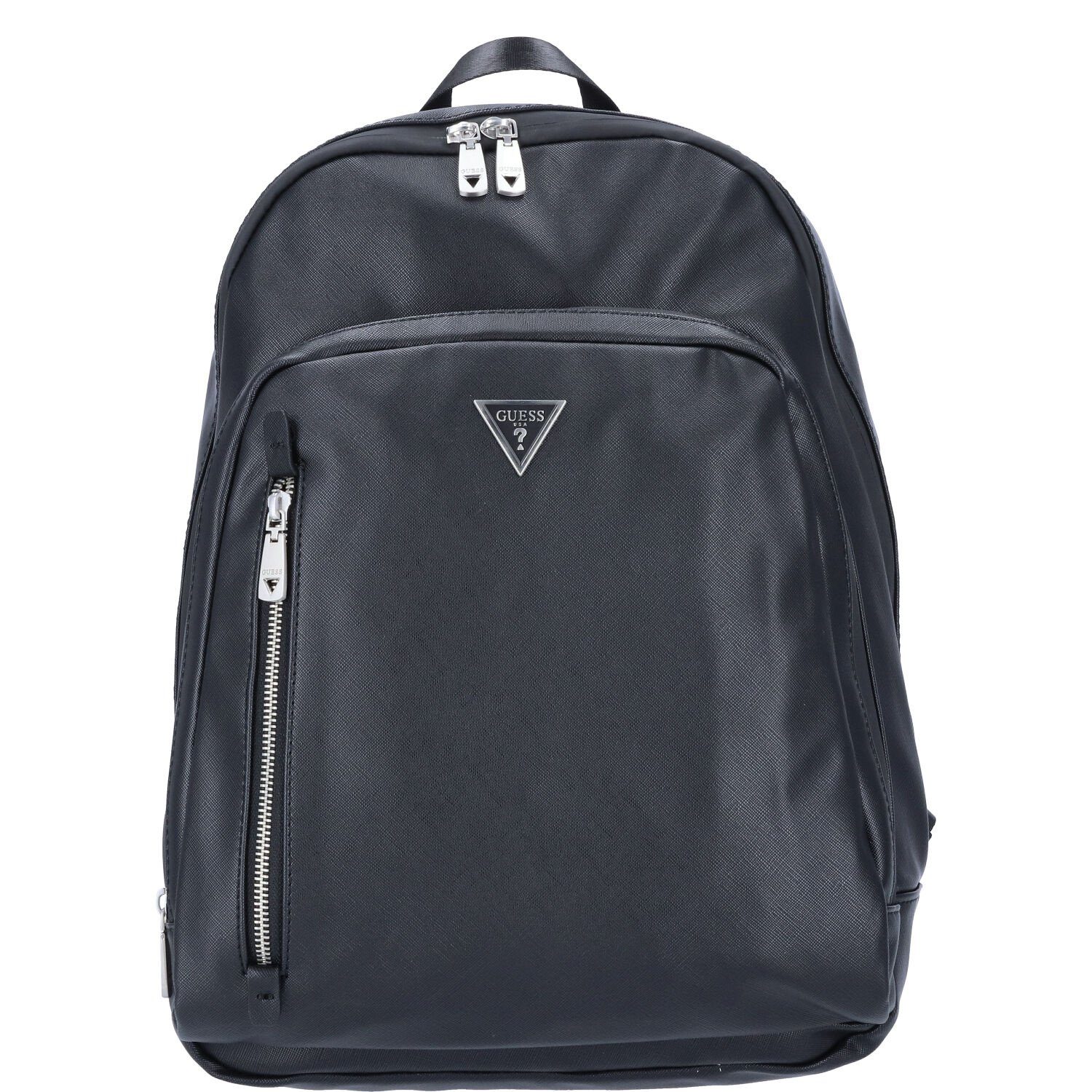 Guess Freizeitrucksack GUESS Rucksack Certosa Saffiano Black (1-tlg)