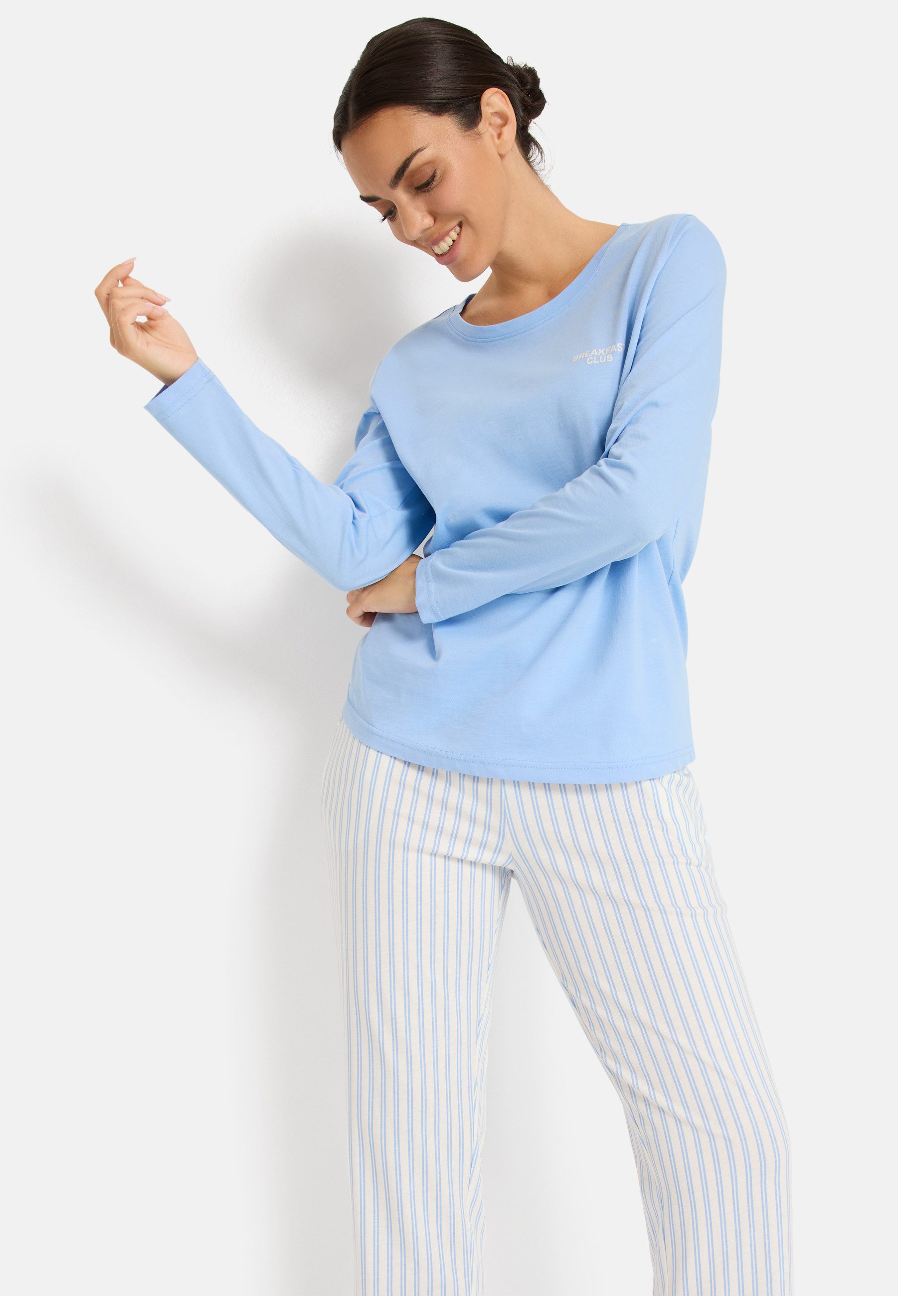 LSCN by LASCANA Schlafanzug (2 tlg) mit Front- und Back-Print – Bild 4 von 5
