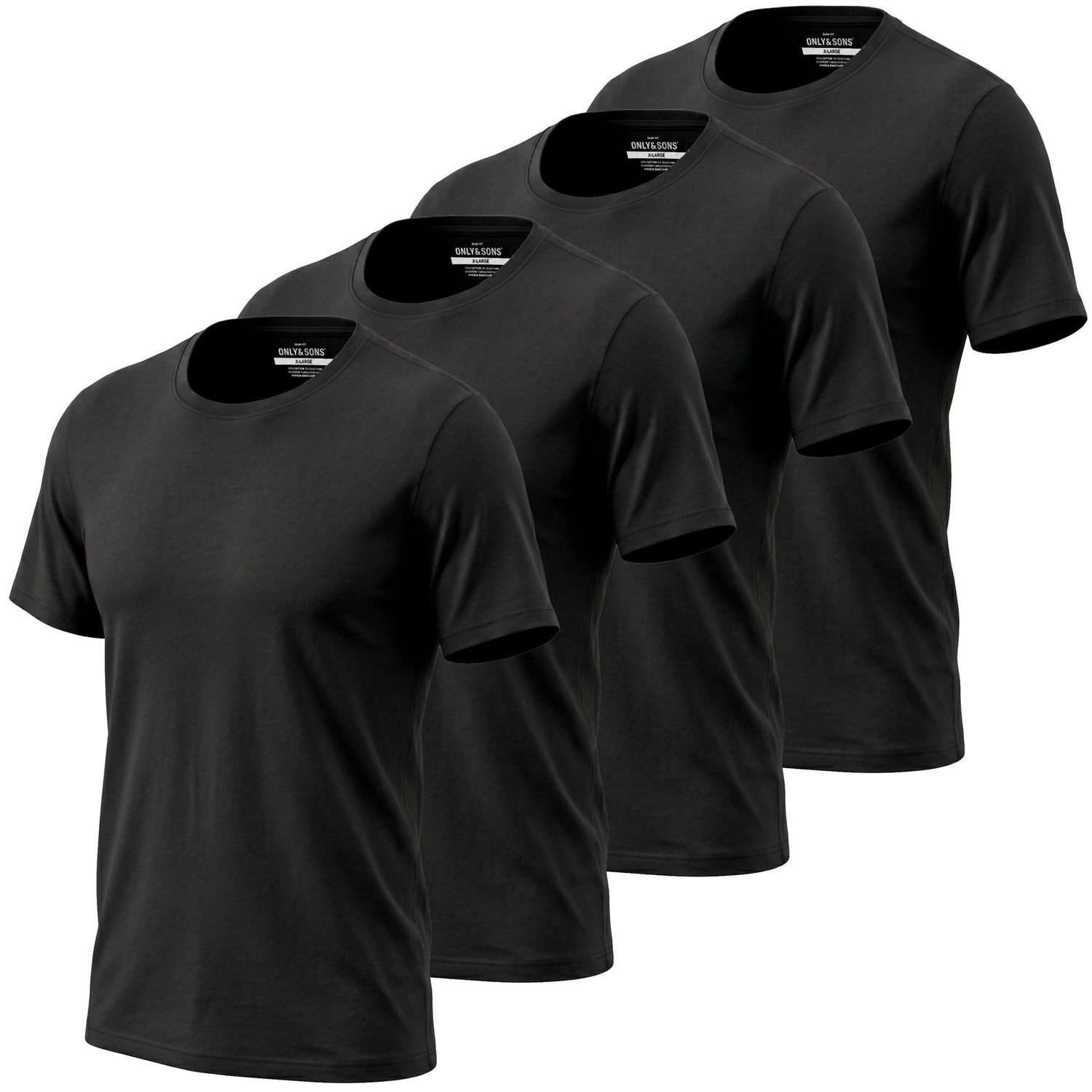 4 x schwarz
