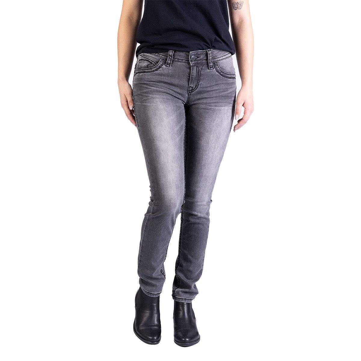 Blue Monkey 5-Pocket-Jeans Laura Skinny - günstig online kaufen