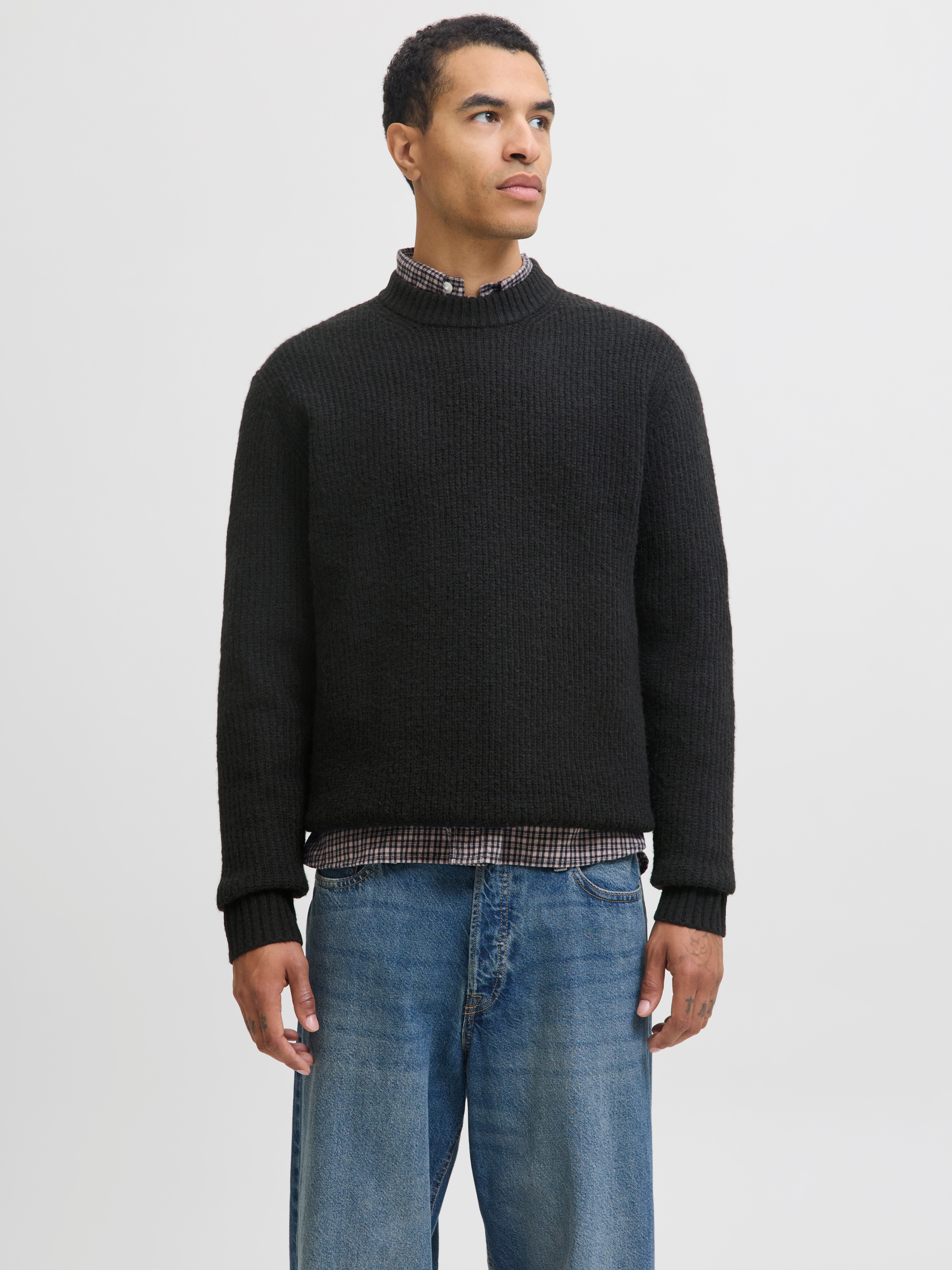 Jack & Jones Strickpullover JORYORK OLLIE KNIT CREW NECK günstig online kaufen
