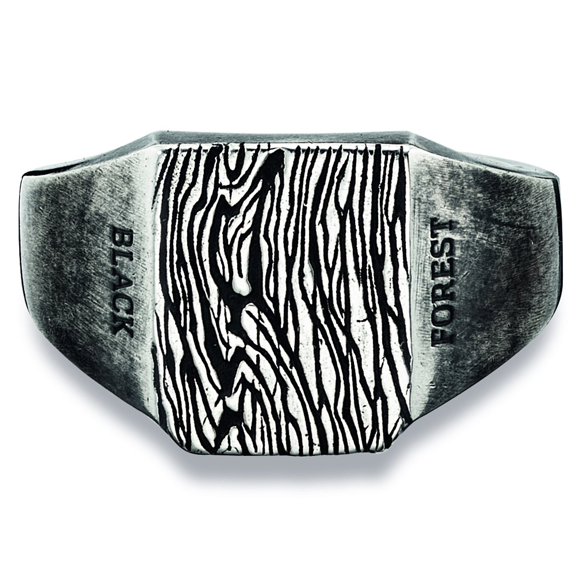 925/- Fingerring oxidiert CAÏ Sterling schwarz Silber