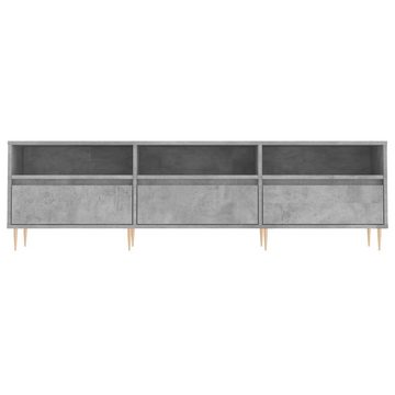 vidaXL TV-Schrank TV-Schrank Betongrau 150x30x44,5 cm Holzwerkstoff (1-St)