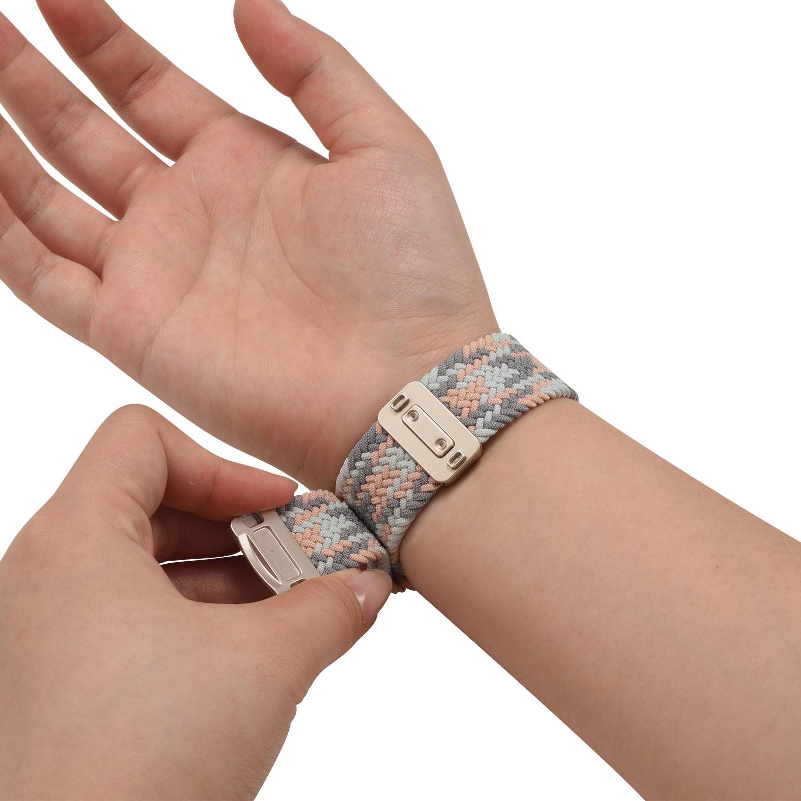 CoolGadget Smartwatch-Armband Fitnessarmband aus Nylon iWatch, für Apple Watch 1 - 6 7 8 9 10 11 SE 1 2 3 Ultra 1 2 3 42 44 45 49 mm