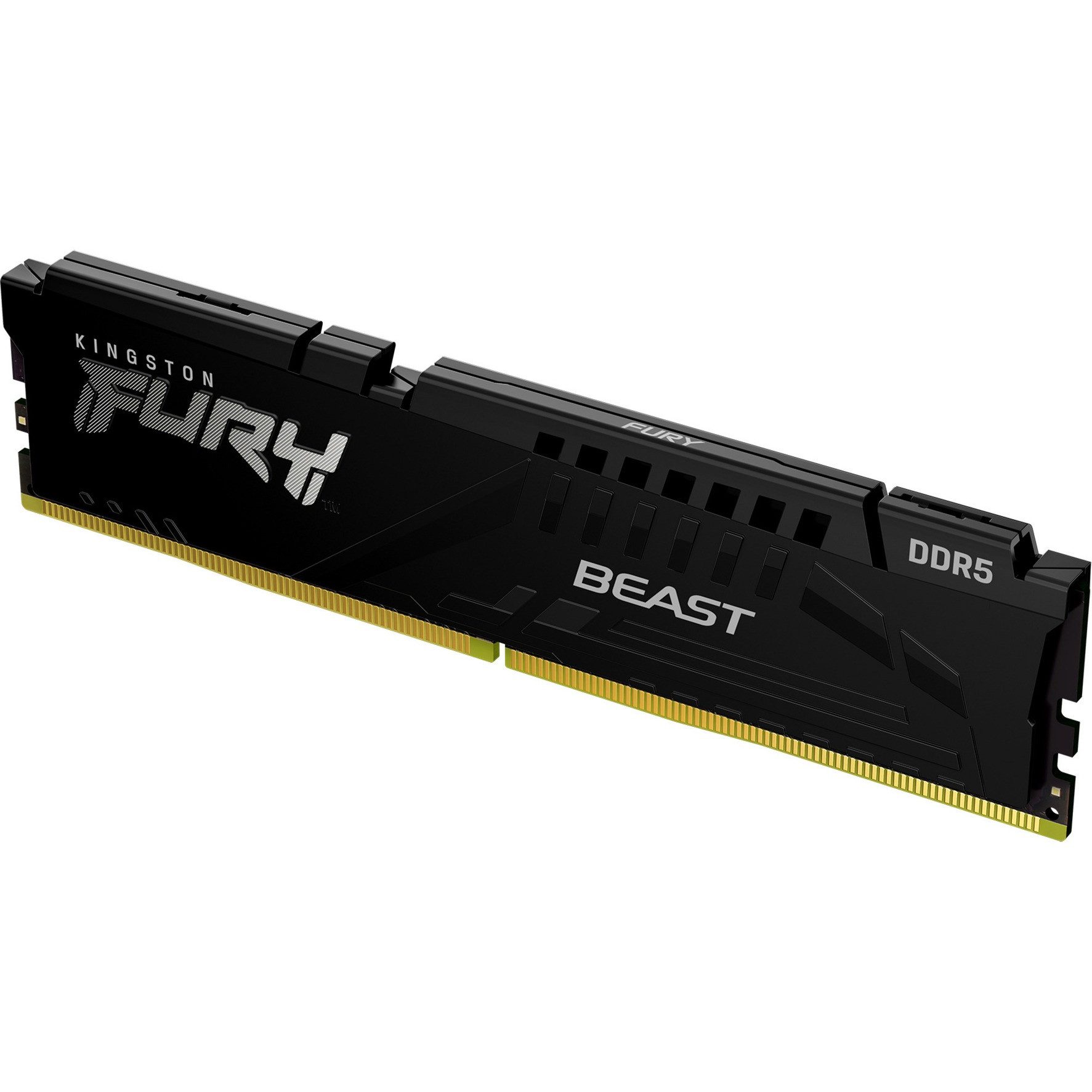 Kingston FURY Beast 32GB RAM DDR5-6000 Single (1x32GB) CL36 PC-Arbeitsspeicher (EXPO, XMP 3.0, ODECC, Low Latency, Heatspreader)